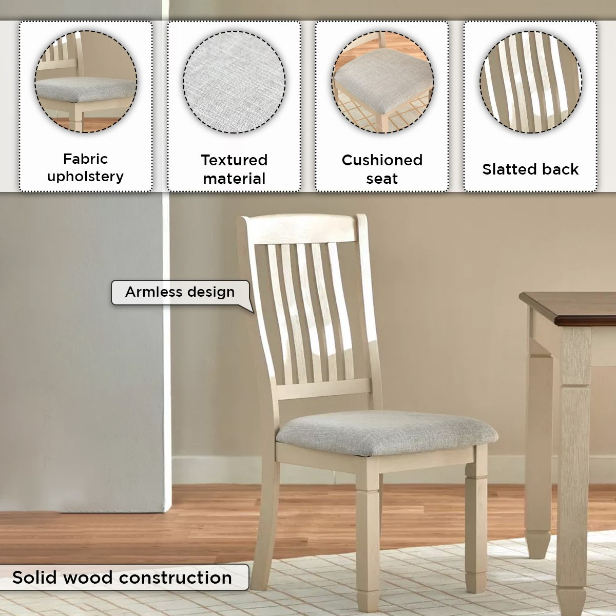 طقم سفرة 6 مقاعد مع مقعد بنش من تاهو-hbxfurniture-diningtablesandsets-diningsets-sixseater-image-6