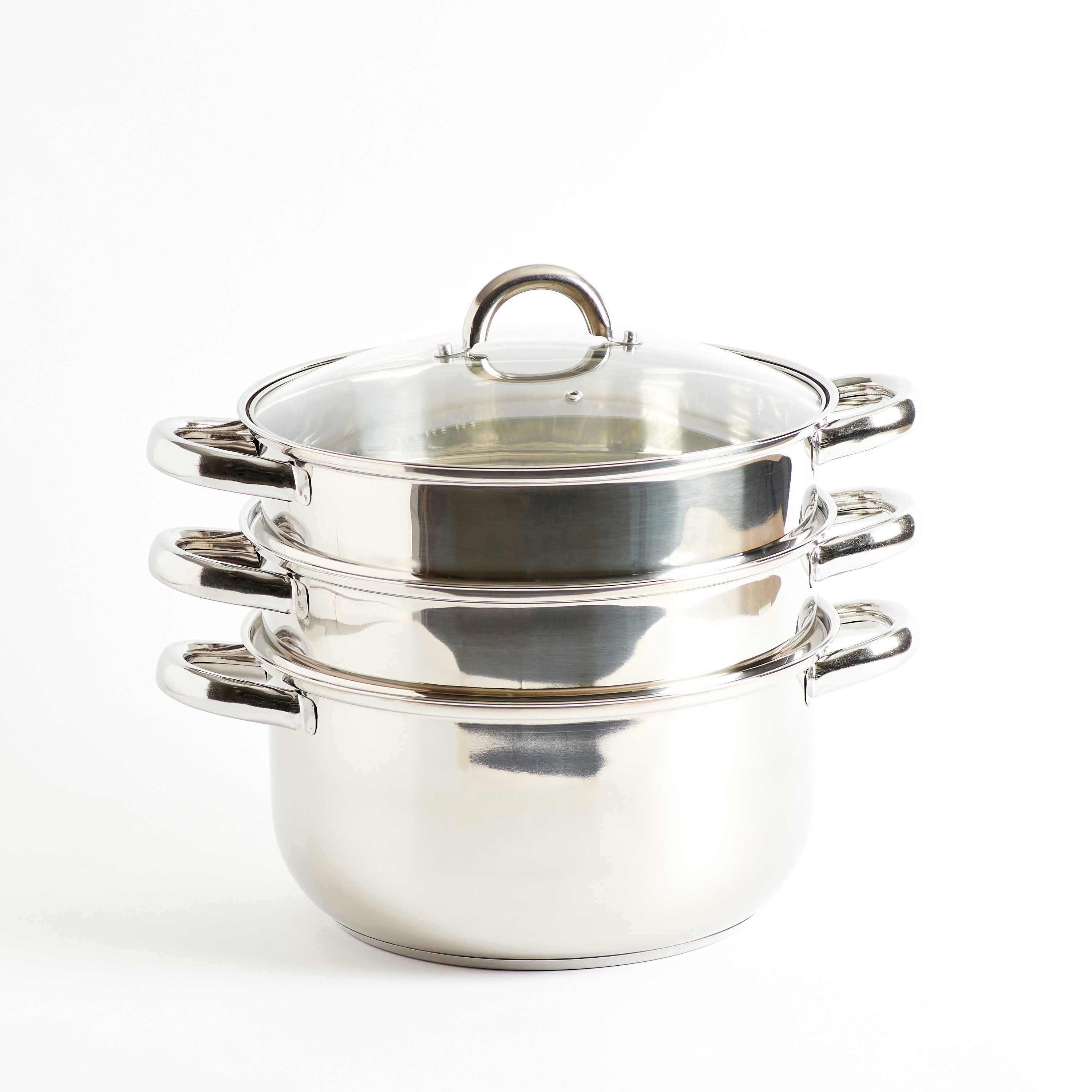 قدر بخار ستانليس ستيل 3 طوابق بغطاء من بريما - 28 سم-hbxhomeware-hbxkitchen-image-7