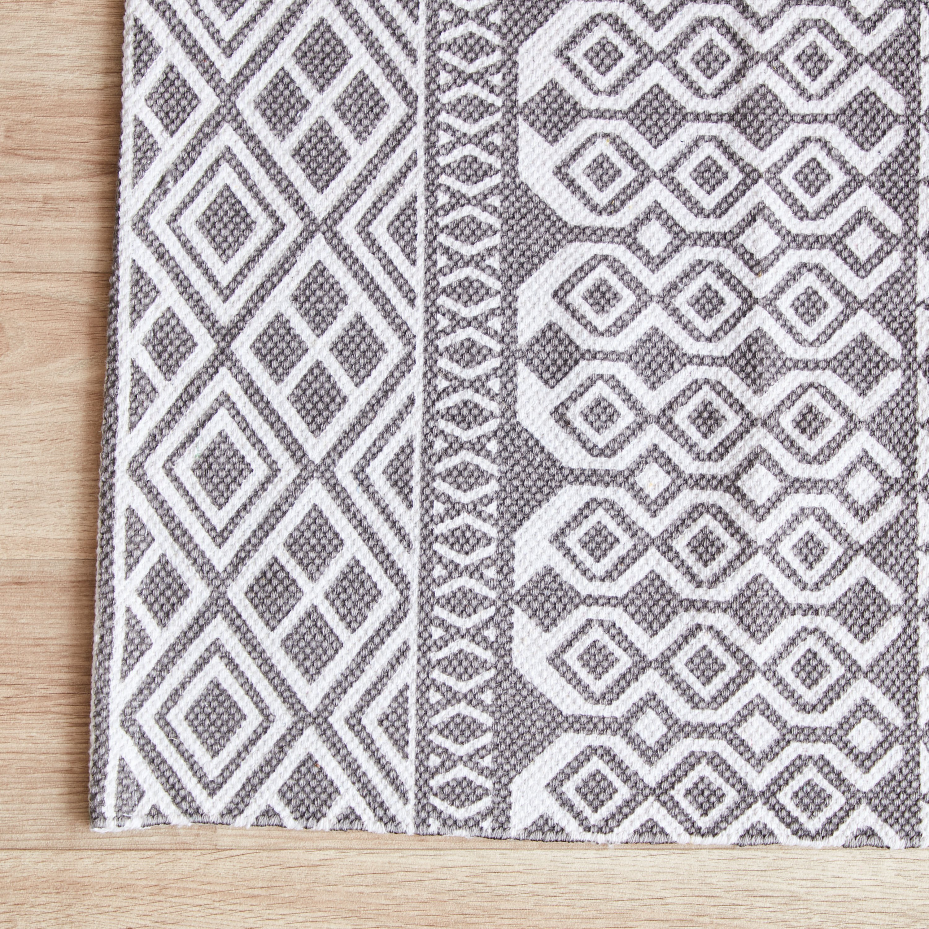 سجادة دوري قطن بطبعات من نوماديك - 50x80 سم-hbxdecorandfurnishings-floorcoverings-rugs-image-2