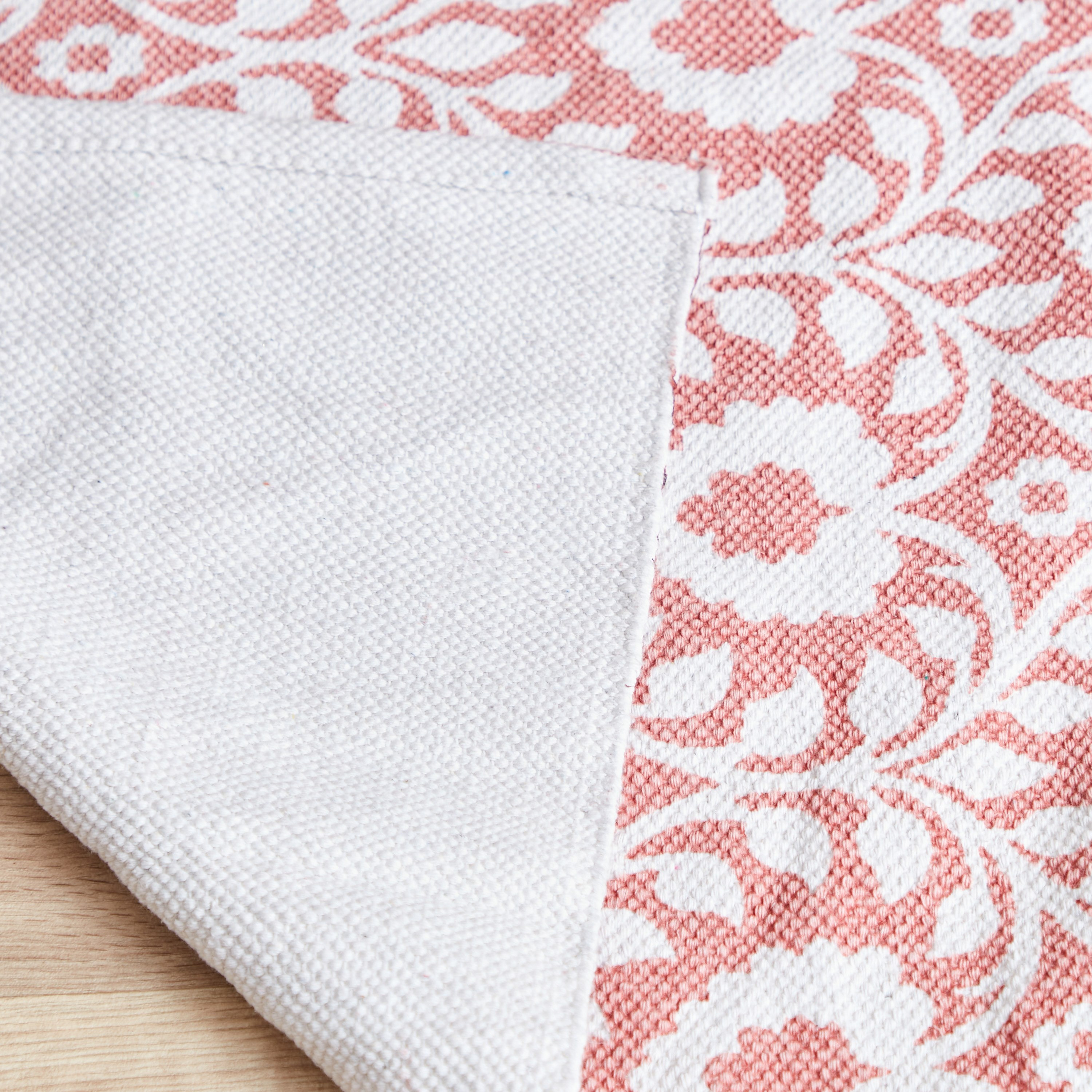 Nomadic Delilah Printed Cotton Dhurrie - 50x80 cm-hbxdecorandfurnishings-floorcoverings-rugs-image-4