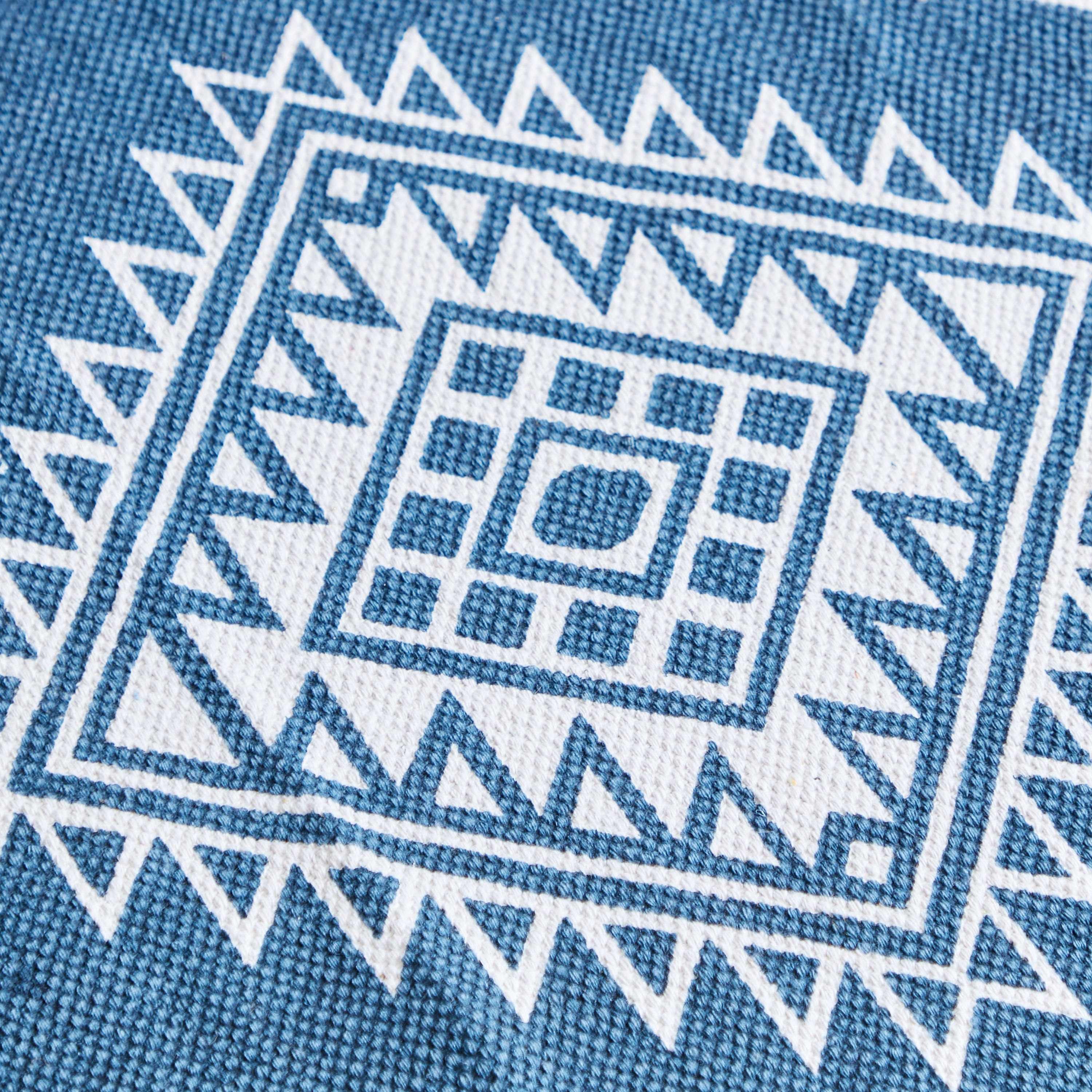 Nomadic Jezebel Printed Cotton Dhurrie - 50x80 cm-hbxdecorandfurnishings-floorcoverings-rugs-image-3