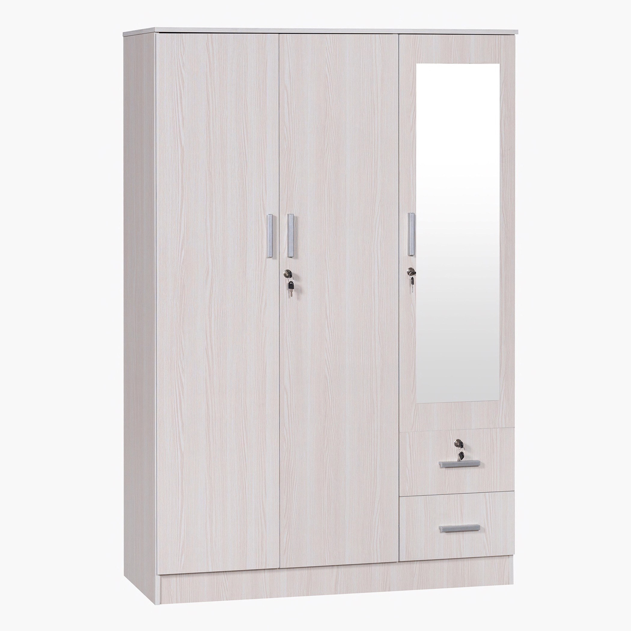 Movo Bella 3-Door Wardrobe with 2 Drawers-hbxfurniture-wardrobes-image-11