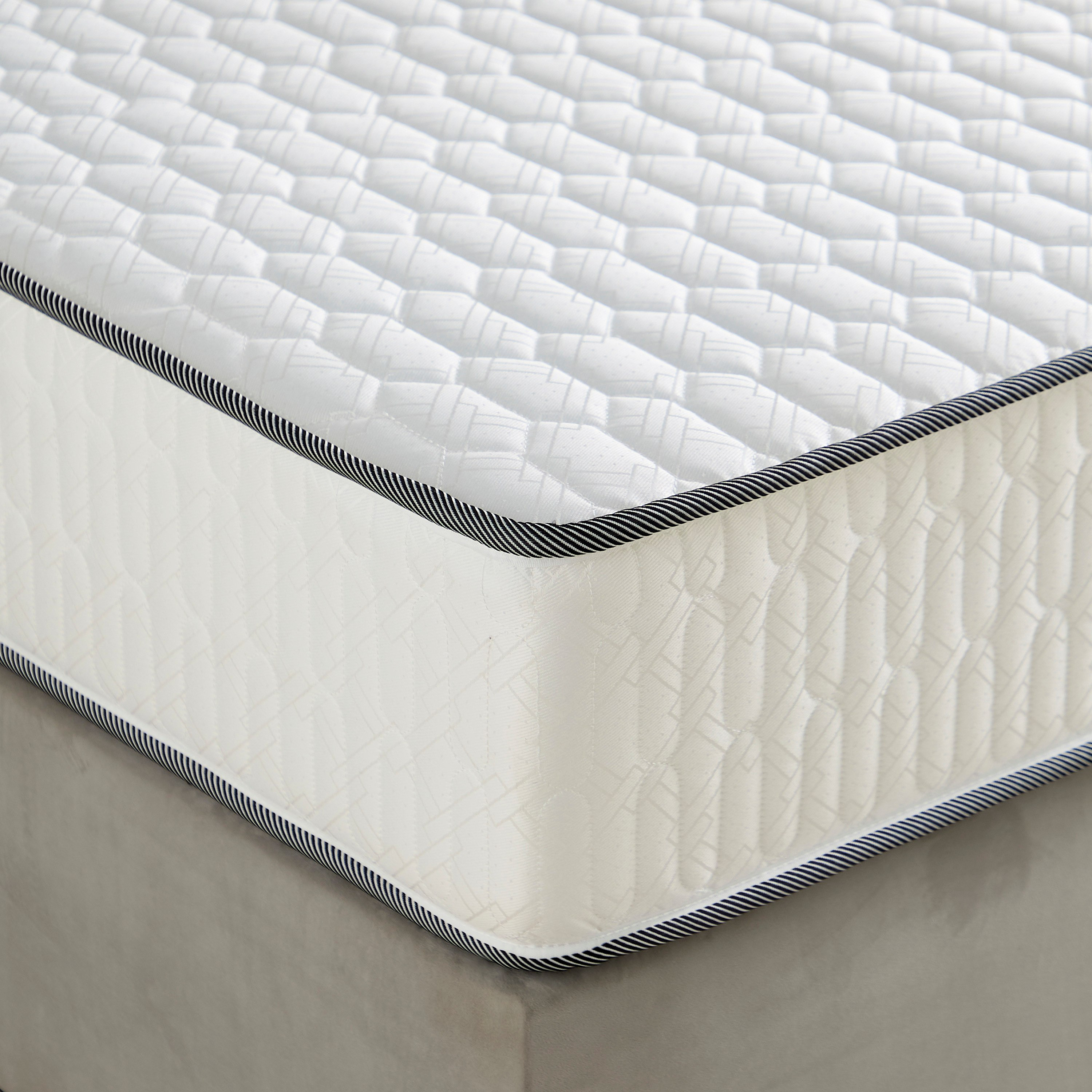SleepEase iCalm Lux Medium Firm Side Foam Encased Bonnell Spring Twin Mattress - 120x200x22 cm-hbxfurniture-mattresses-twin-image-9