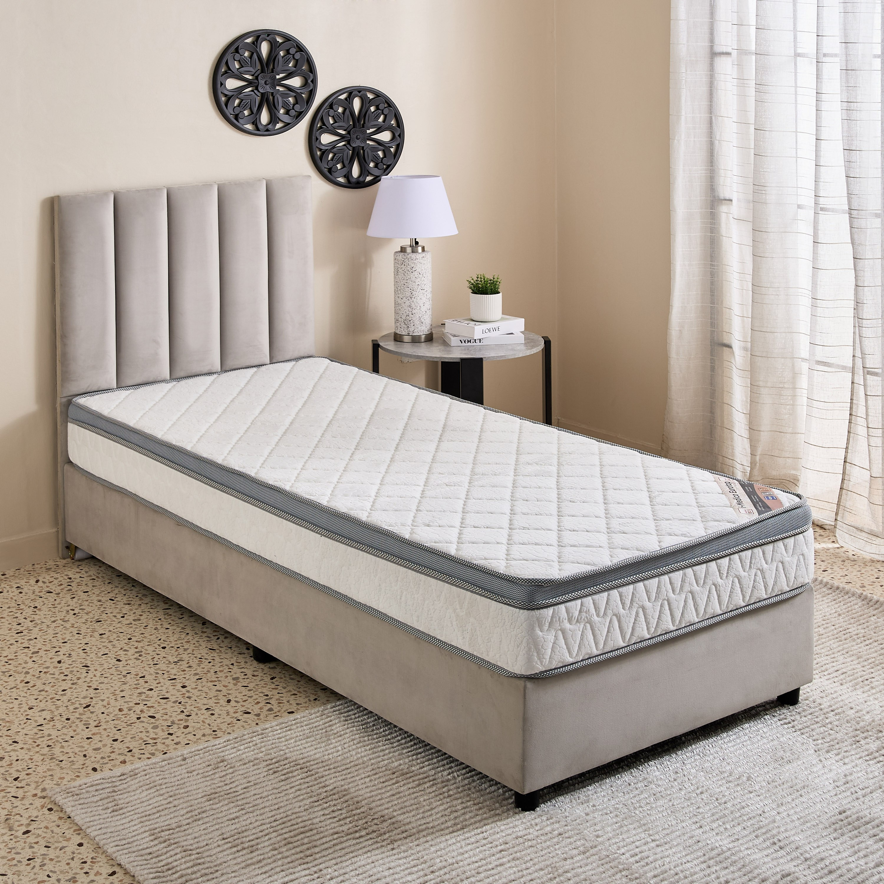 مرتبة فردية إسفنج مجدد متوسطة الصلابة من سليب نست آي ميديكو يوروتوب - 90x200x24 سم-hbxfurniture-bedroom-mattresses-single-image-3