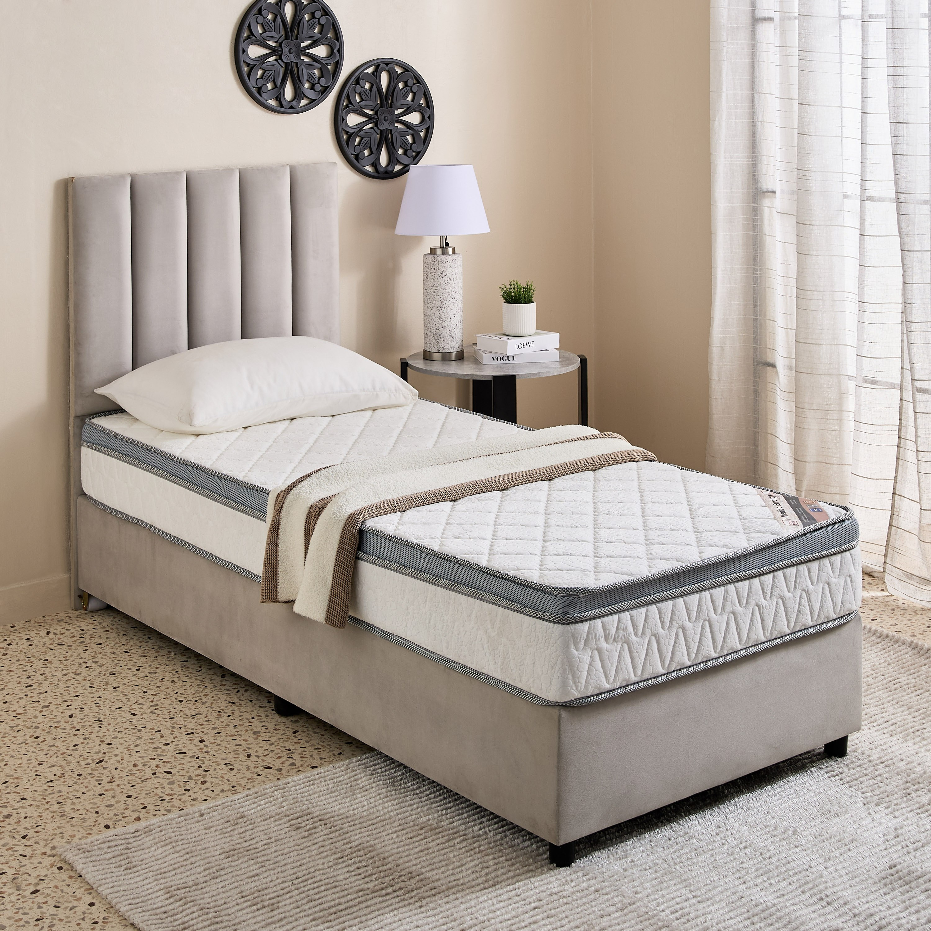 مرتبة فردية إسفنج مجدد متوسطة الصلابة من سليب نست آي ميديكو يوروتوب - 90x200x24 سم-hbxfurniture-bedroom-mattresses-single-image-9