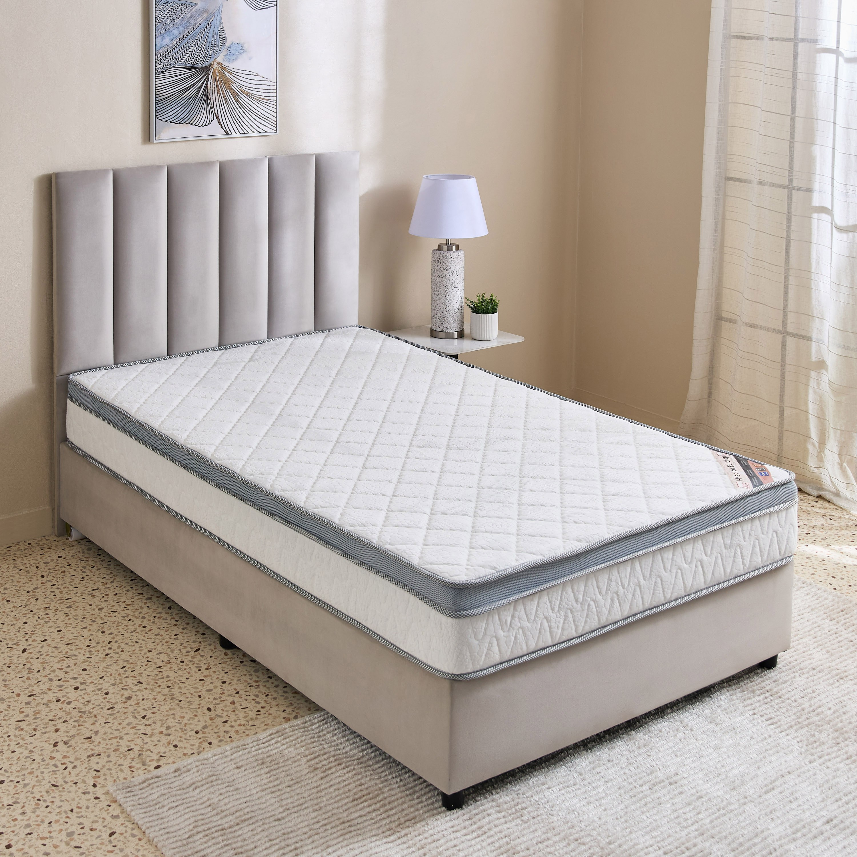 SleepNest iMedico Eurotop Medium Firm Rebonded Foam Twin Mattress - 120x200x24 cm-hbxfurniture-mattresses-twin-image-3