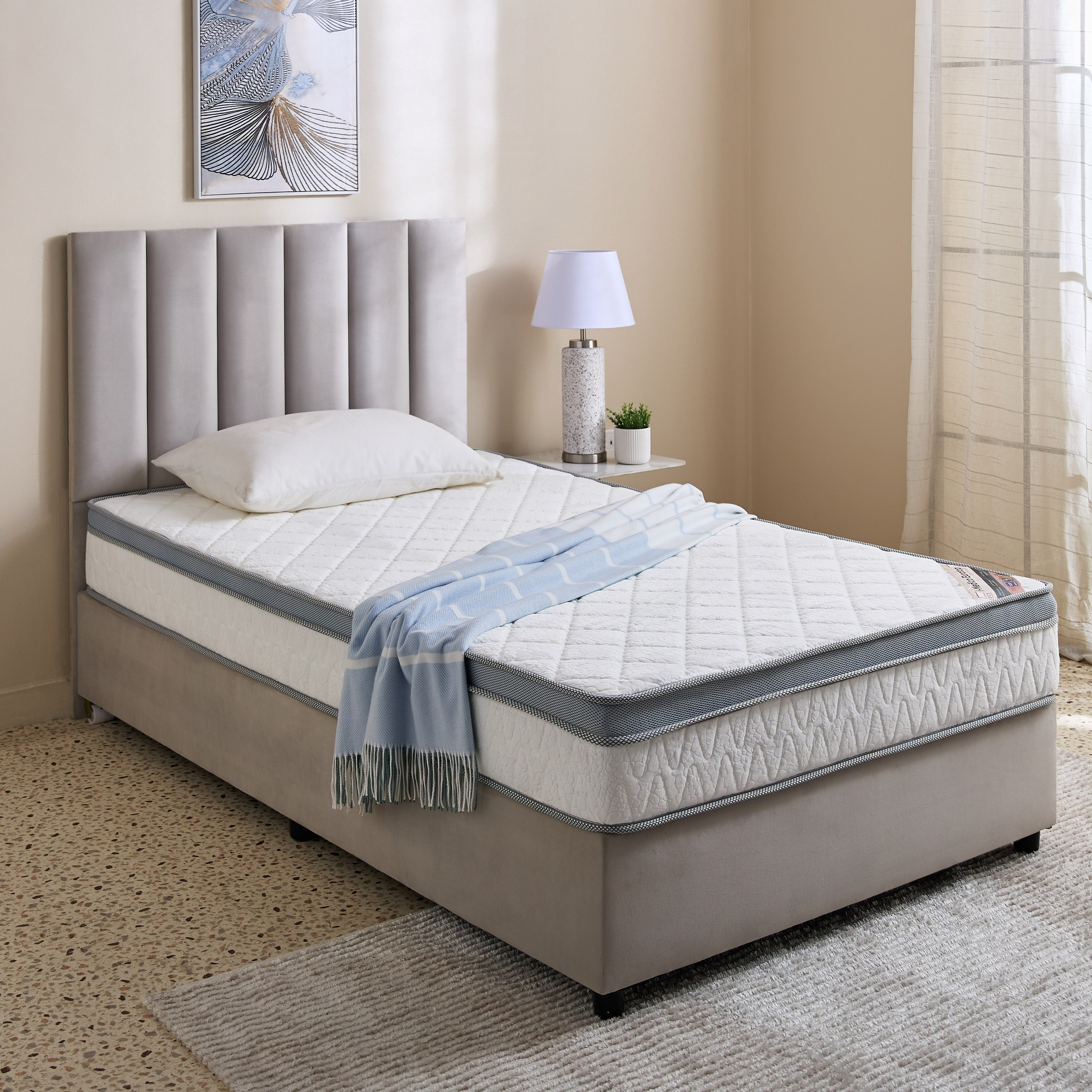 SleepNest iMedico Eurotop Medium Firm Rebonded Foam Twin Mattress - 120x200x24 cm-hbxfurniture-mattresses-twin-image-9