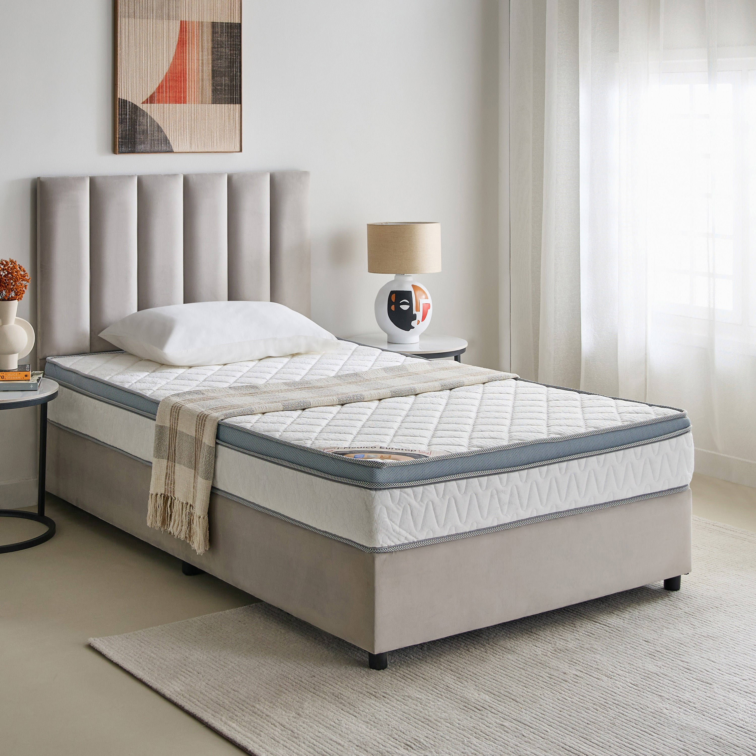 SleepNest iMedico Eurotop Medium Firm Rebonded Foam Queen Mattress - 150x200x24 cm-hbxbedroom-mattresses-queen-image-10