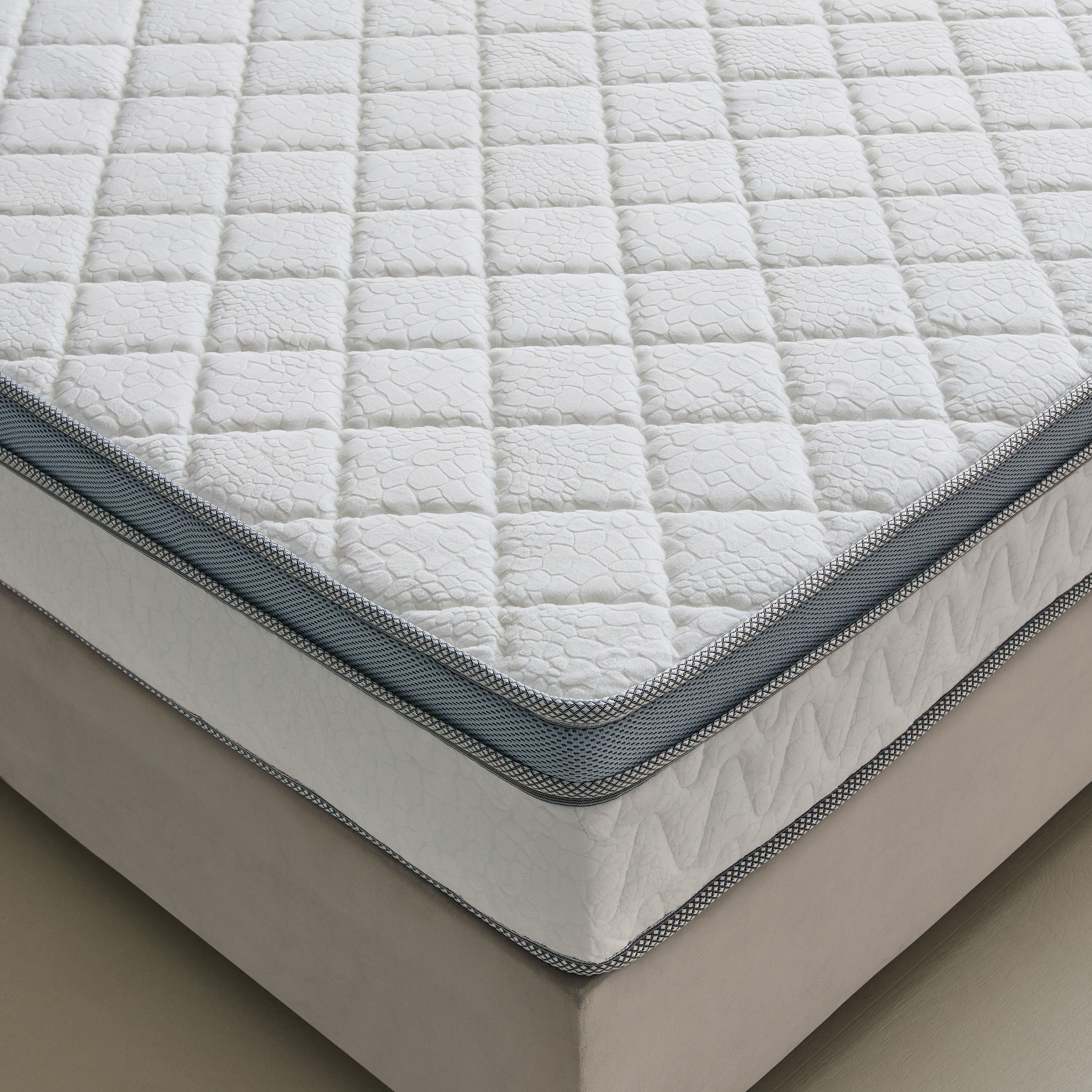 SleepNest iMedico Eurotop Medium Firm Rebonded Foam Queen Mattress - 160x200x24 cm-hbxbedroom-mattresses-queen-image-6
