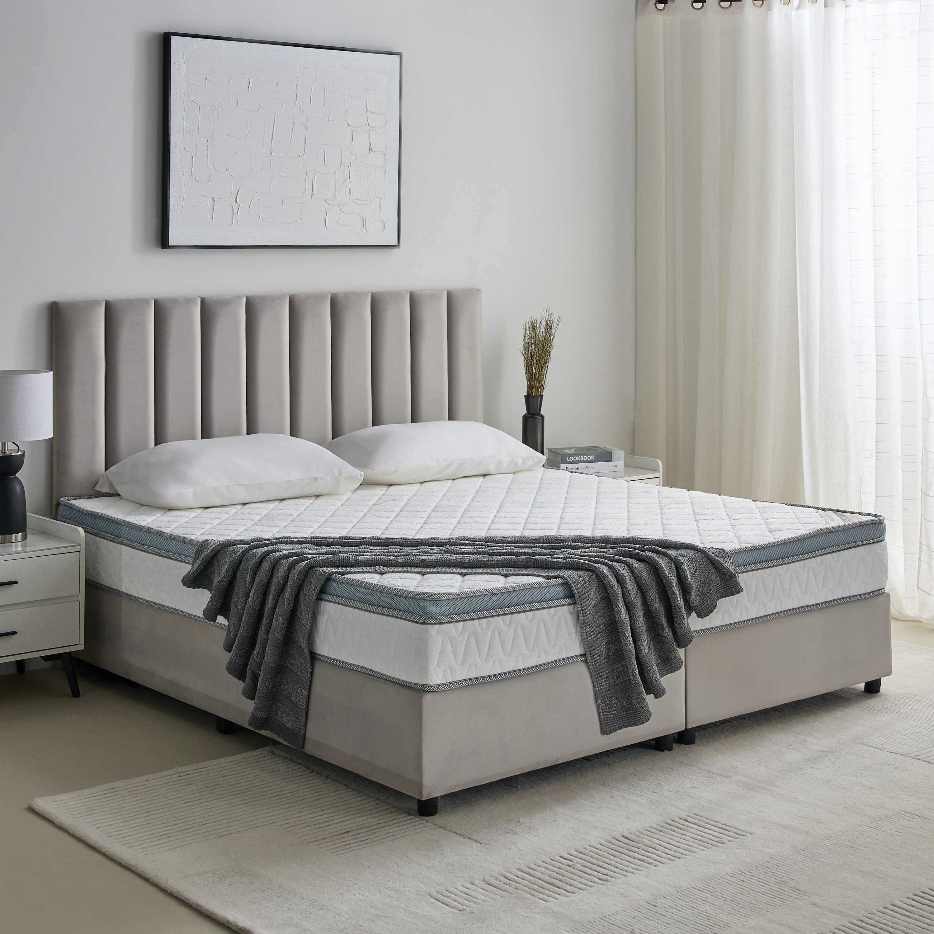 SleepNest iMedico Eurotop Medium Firm Rebonded Foam Queen Mattress - 160x200x24 cm-hbxbedroom-mattresses-queen-image-9