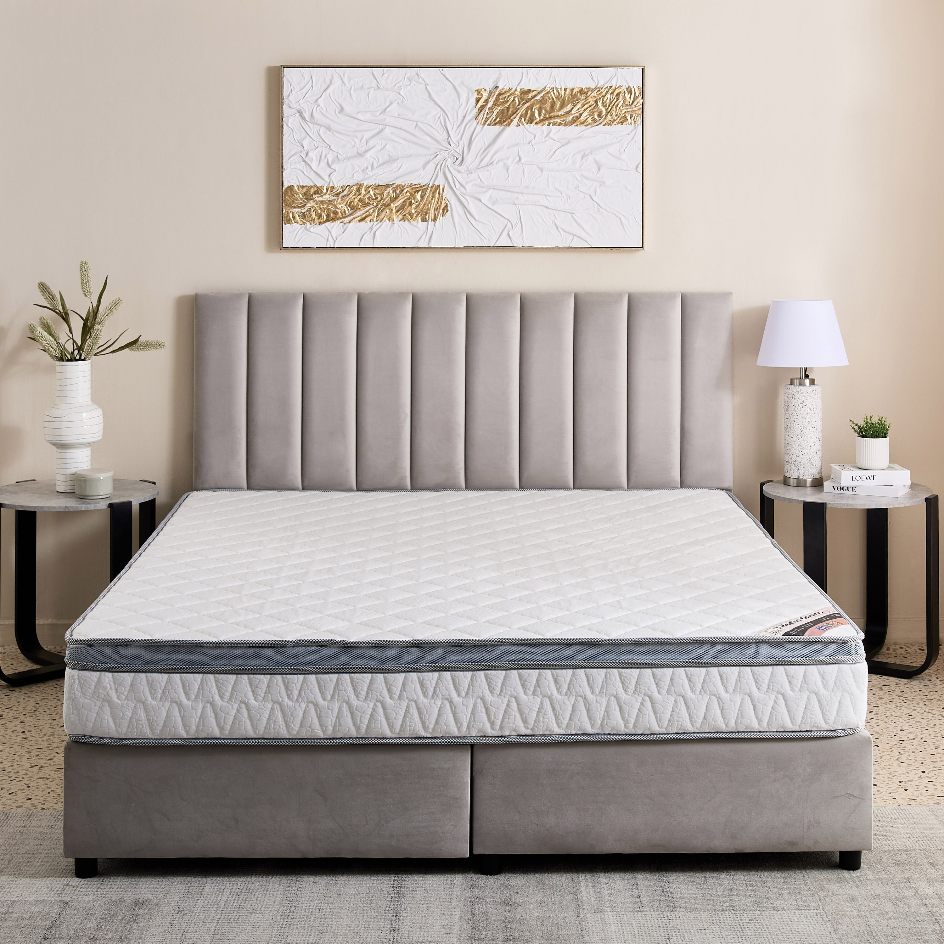 SleepNest iMedico Eurotop Medium Firm Rebonded Foam King Mattress - 180x200x24 cm-hbxfurniture-mattresses-king-image-2