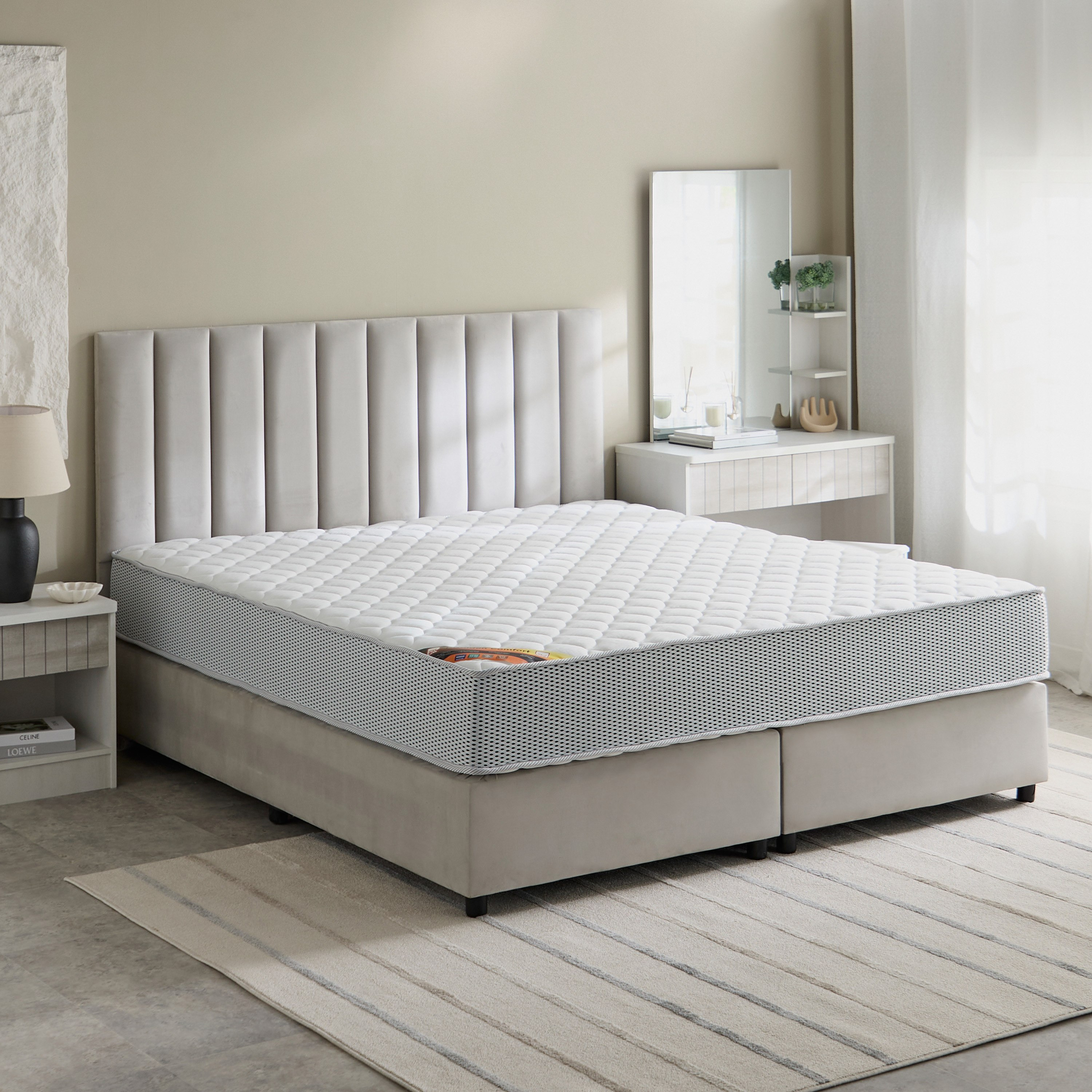 SleepNest iGolden Comfort Lux Medium Firm Pocket Spring King Mattress - 180x200x25 cm-hbxfurniture-mattresses-king-image-3