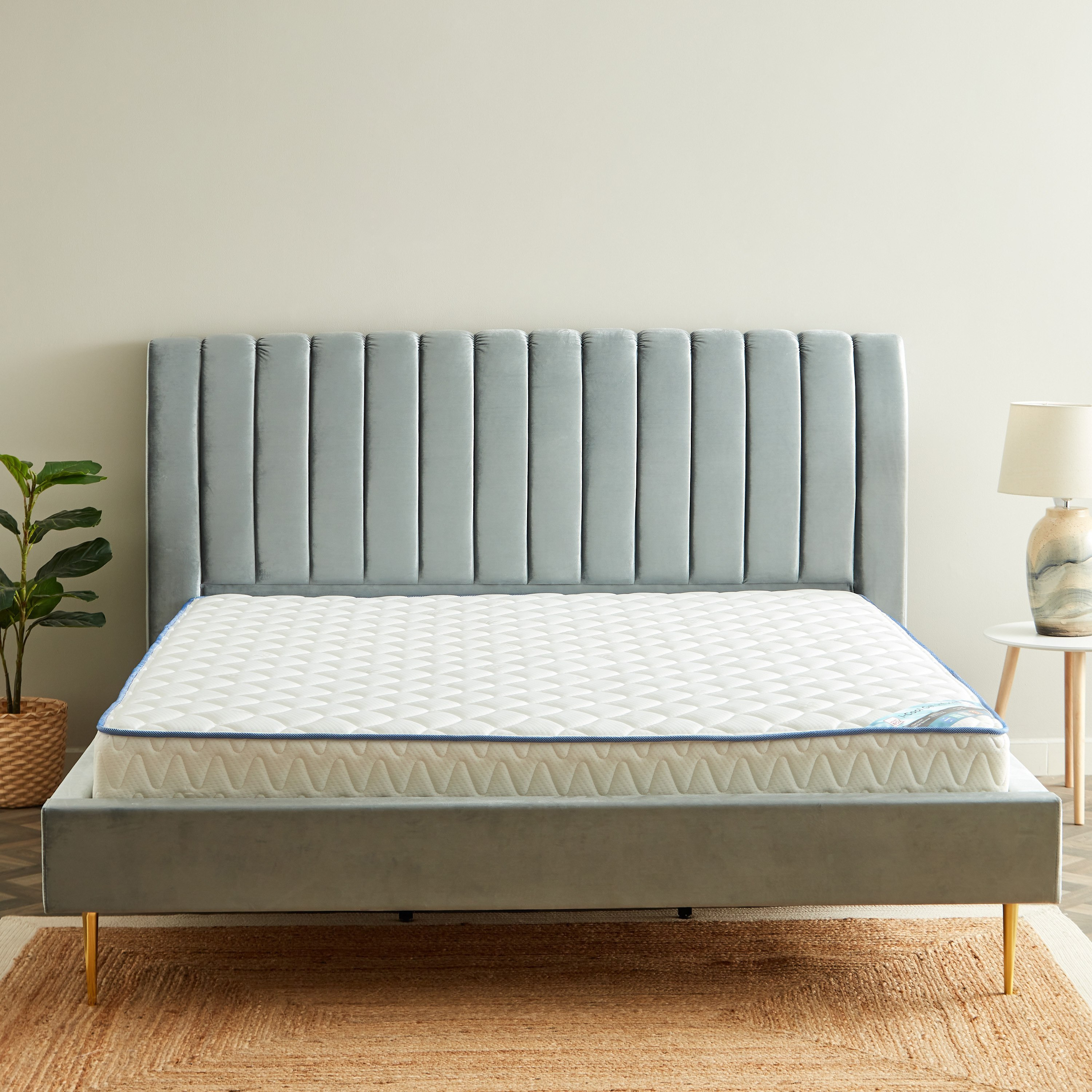 SleepLuxe iCool Gel infused Memory Foam Medium Firm Pocket Spring Queen Mattress - 150x200x25 cm-hbxbedroom-mattresses-queen-image-3