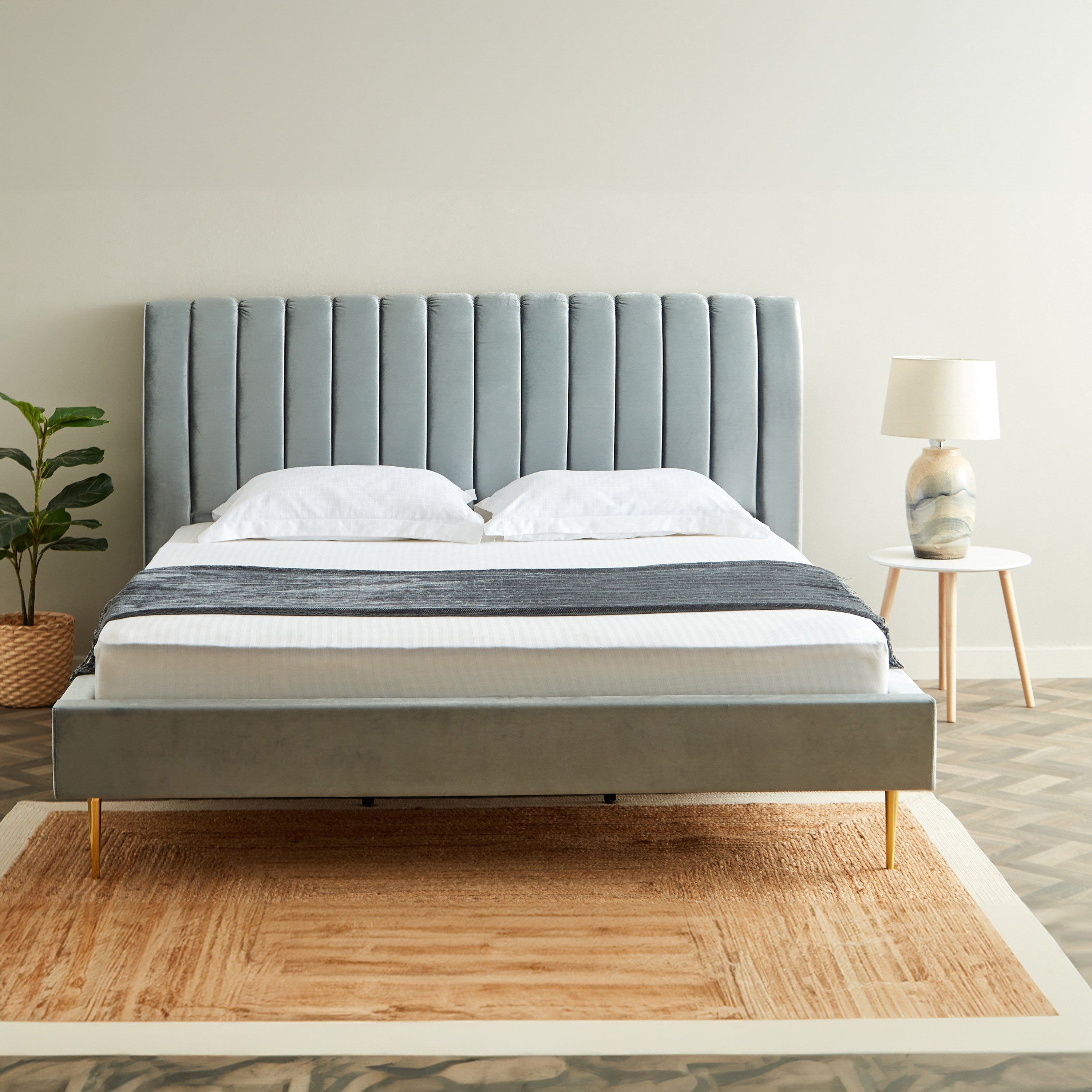SleepLuxe iCool Gel infused Memory Foam Medium Firm Pocket Spring Queen Mattress - 150x200x25 cm-hbxbedroom-mattresses-queen-image-9
