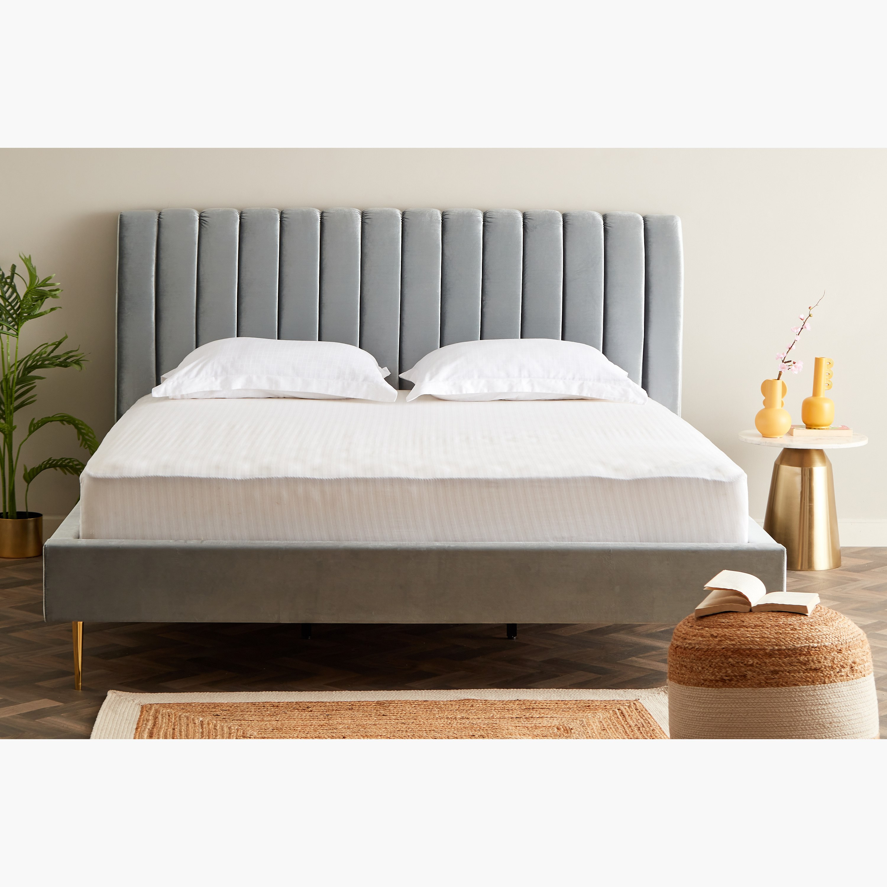 SleepLuxe iBliss Natural Latex Medium Firm Pocket Spring King Mattress - 180x200x28 cm-hbxfurniture-mattresses-king-image-9