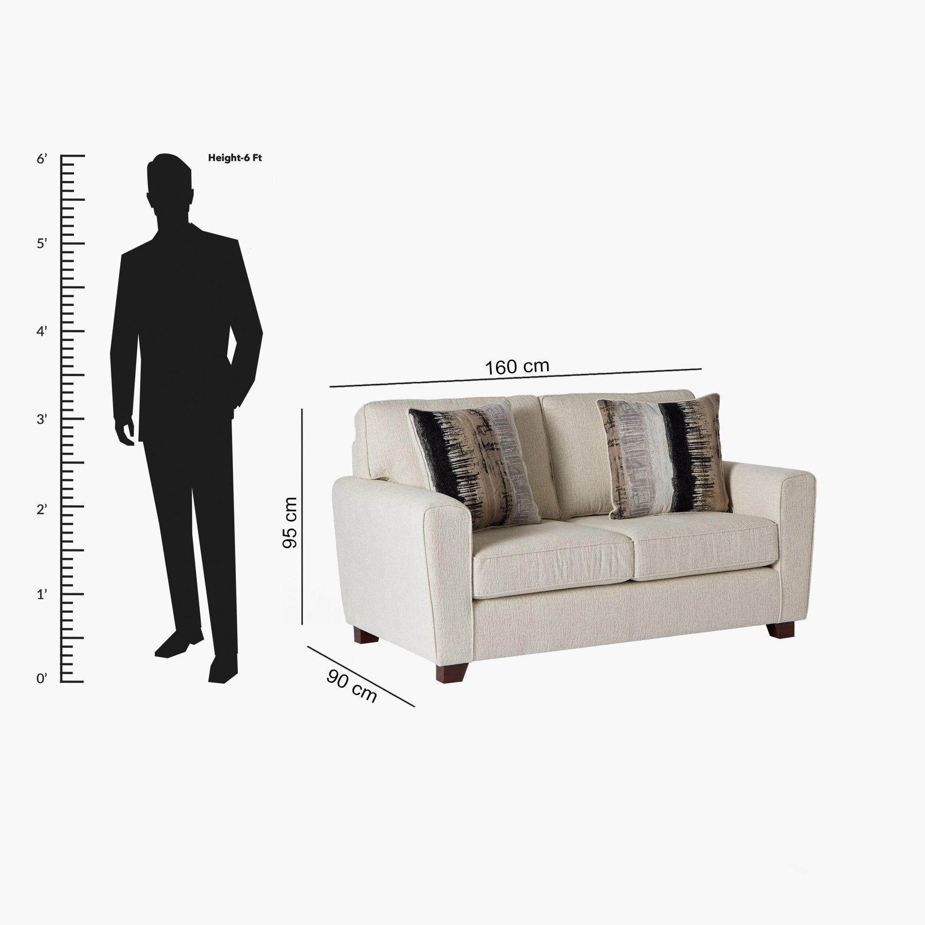 Vegas 2-Seater Fabric Sofa with 2 Cushions-hbxlivingroom-sofasandarmchairs-sofas-image-14