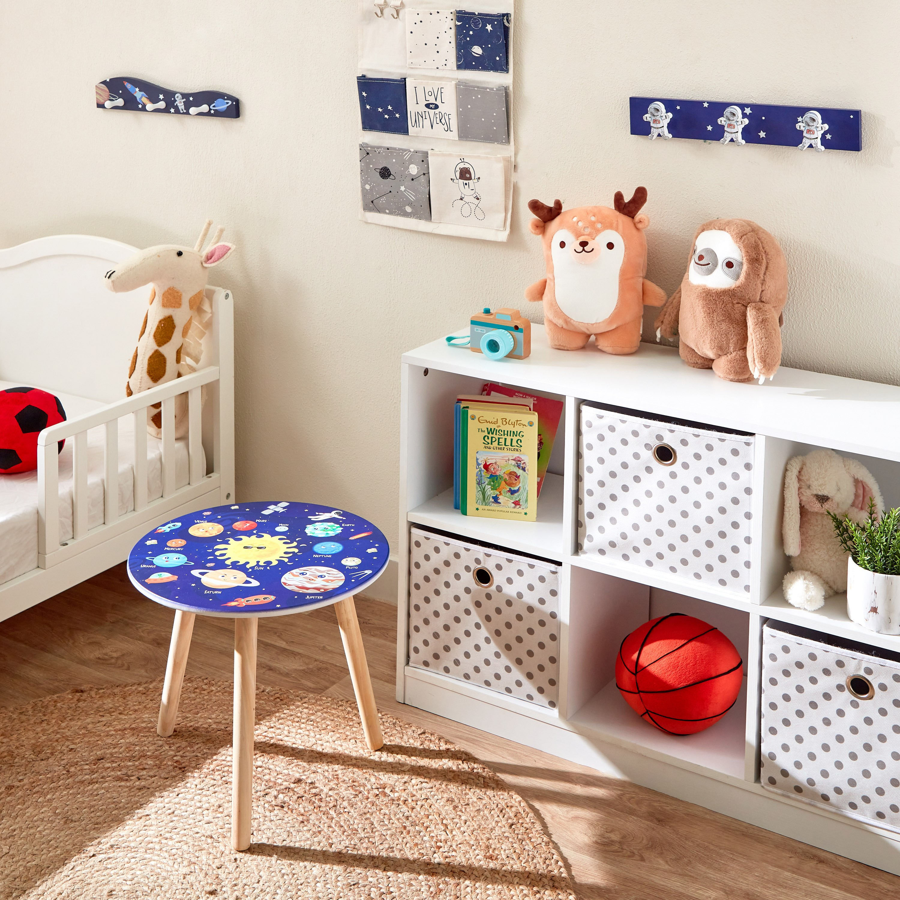 Aloha Cosmic Meridian Print Accent Table - 40x40x37.5 cm-hbxhomeware-hbxkidsandyouth-image-4