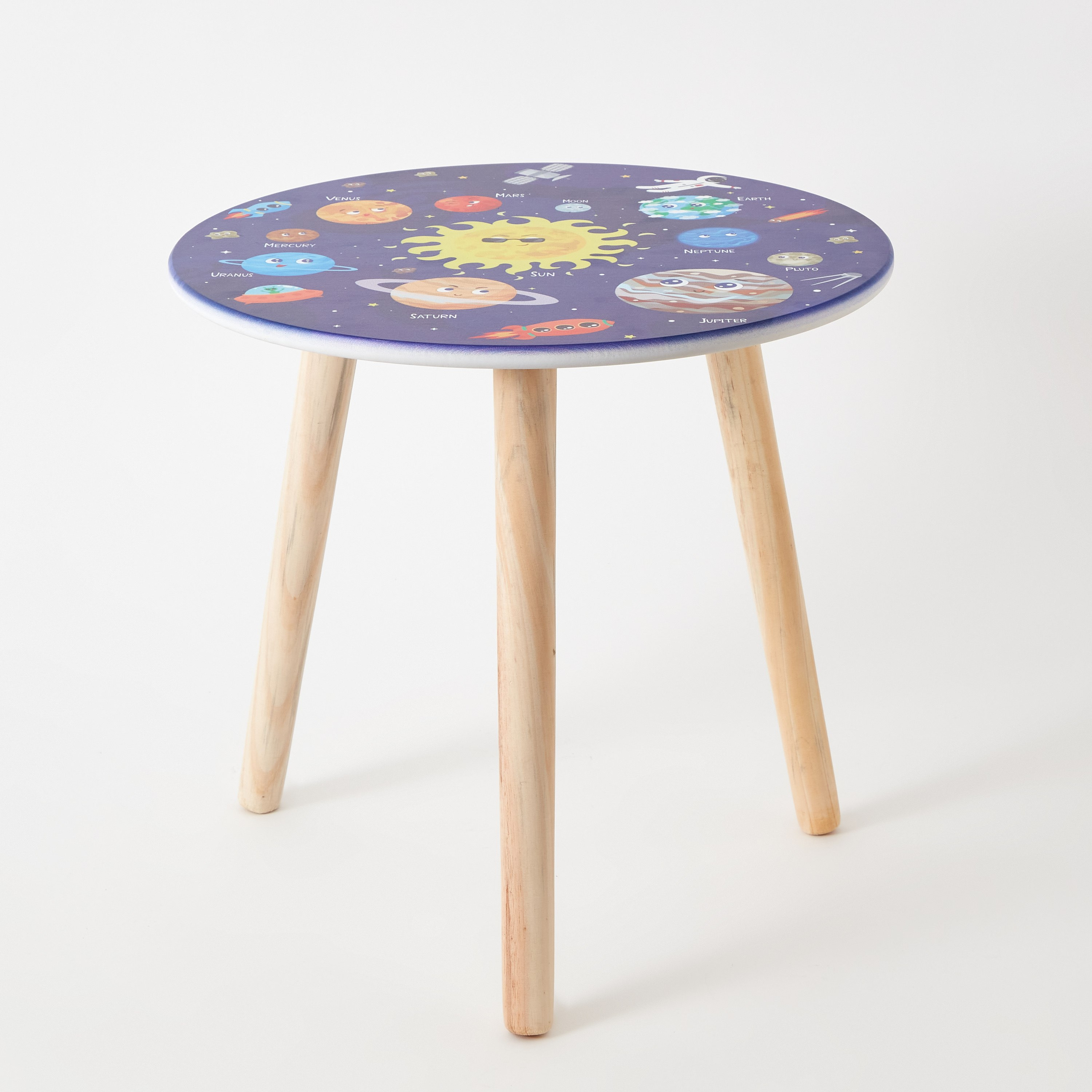 Aloha Cosmic Meridian Print Accent Table - 40x40x37.5 cm-hbxhomeware-hbxkidsandyouth-image-5