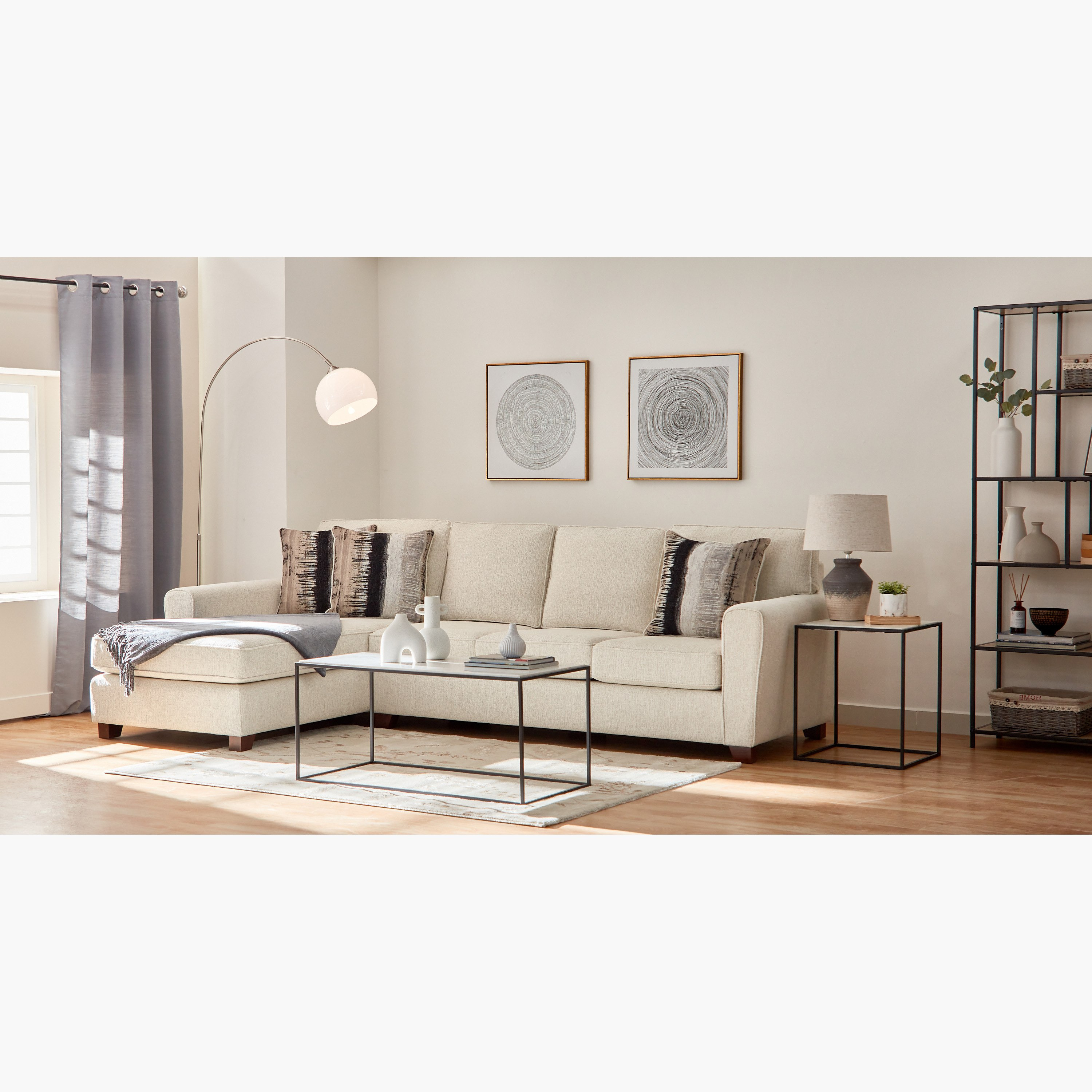 كنبة ركنية يسار قماشية 4 مقاعد مع 3 وسائد من فيجاس-hbxlivingroom-sofasandarmchairs-cornersofas-image-11