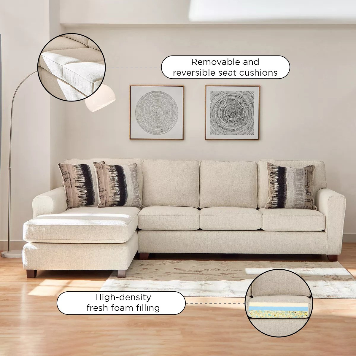 كنبة ركنية يسار قماشية 4 مقاعد مع 3 وسائد من فيجاس-hbxlivingroom-sofasandarmchairs-cornersofas-image-14