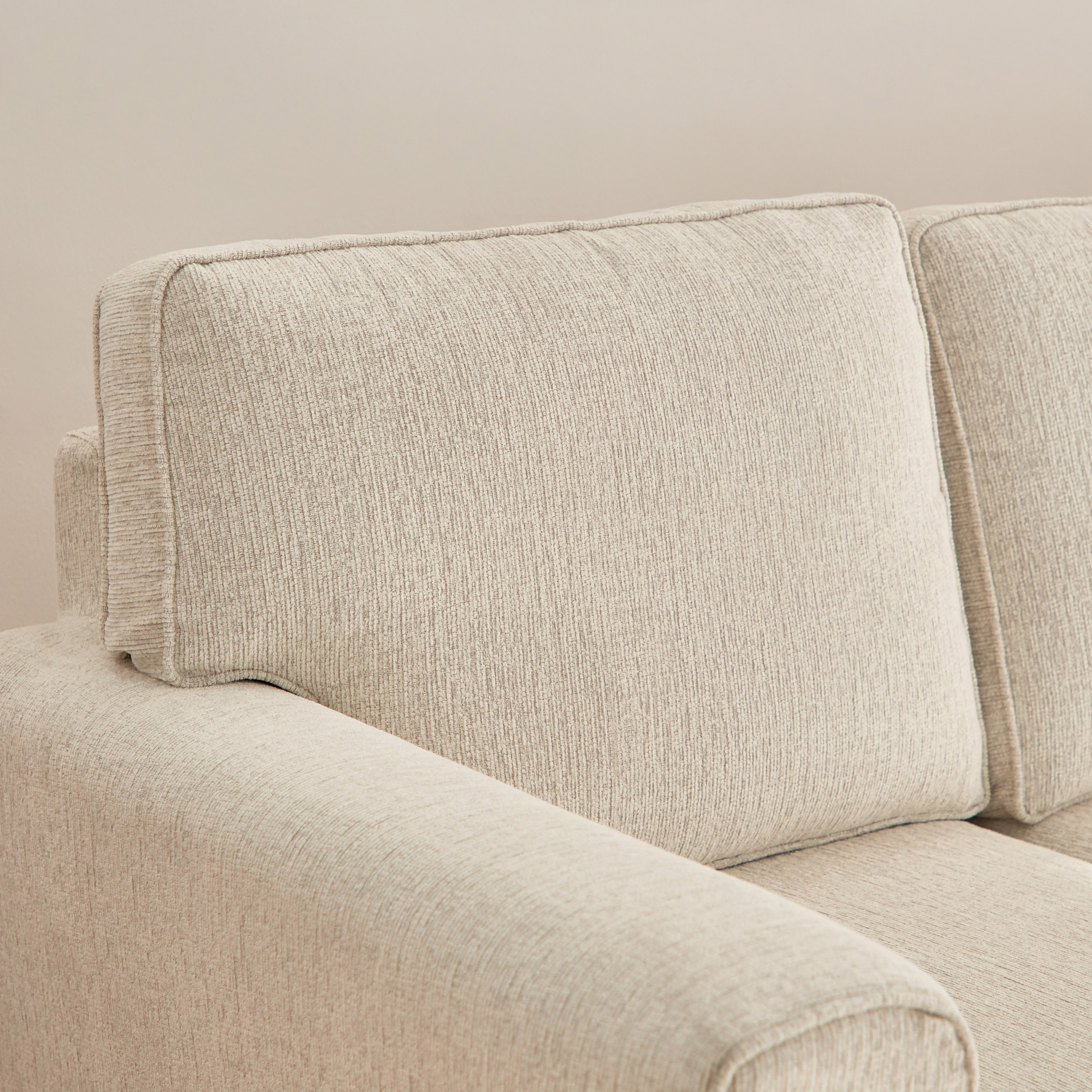 Buy Vegas 4 Seater Fabric Right Corner Sofa with 3 Cushions Online