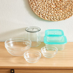 Luminarc 6-Piece Multipurpose Glassware Bowl and Container Set