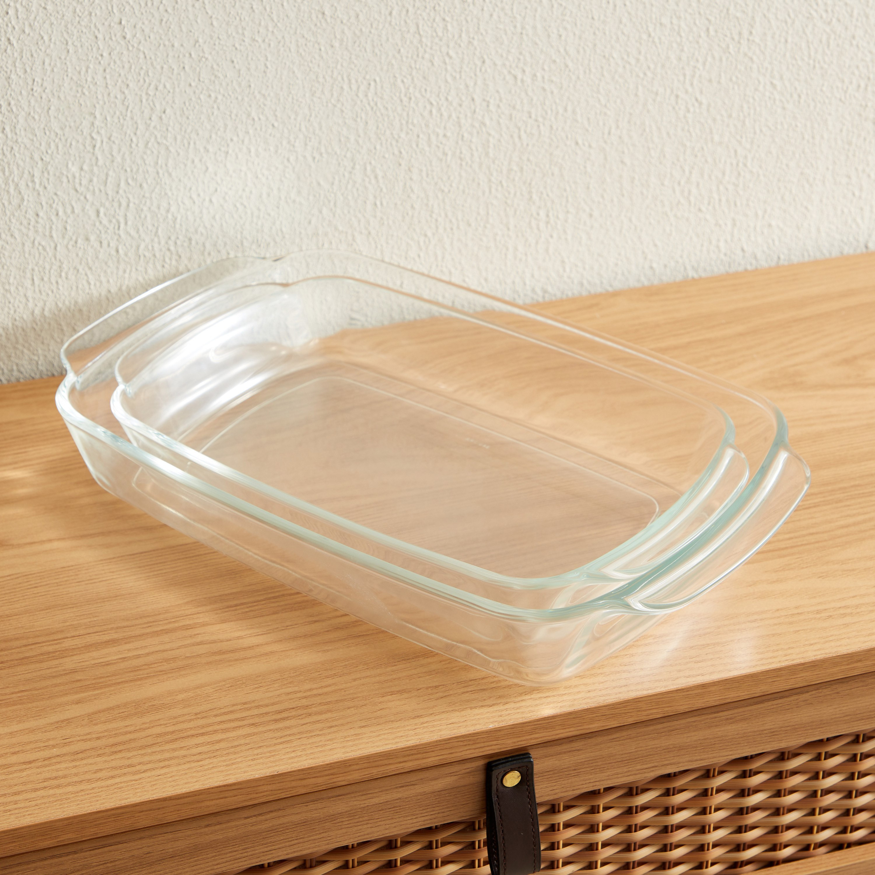 Luminarc 2-Piece Rectangular Baking and Serving Dish Set-hbxkitchen-bakeware-image-2
