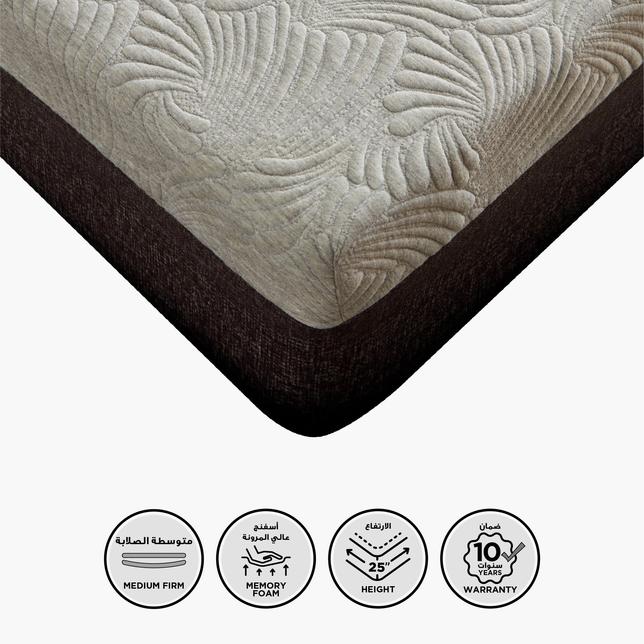 Gel memory foam on sale mattress queen