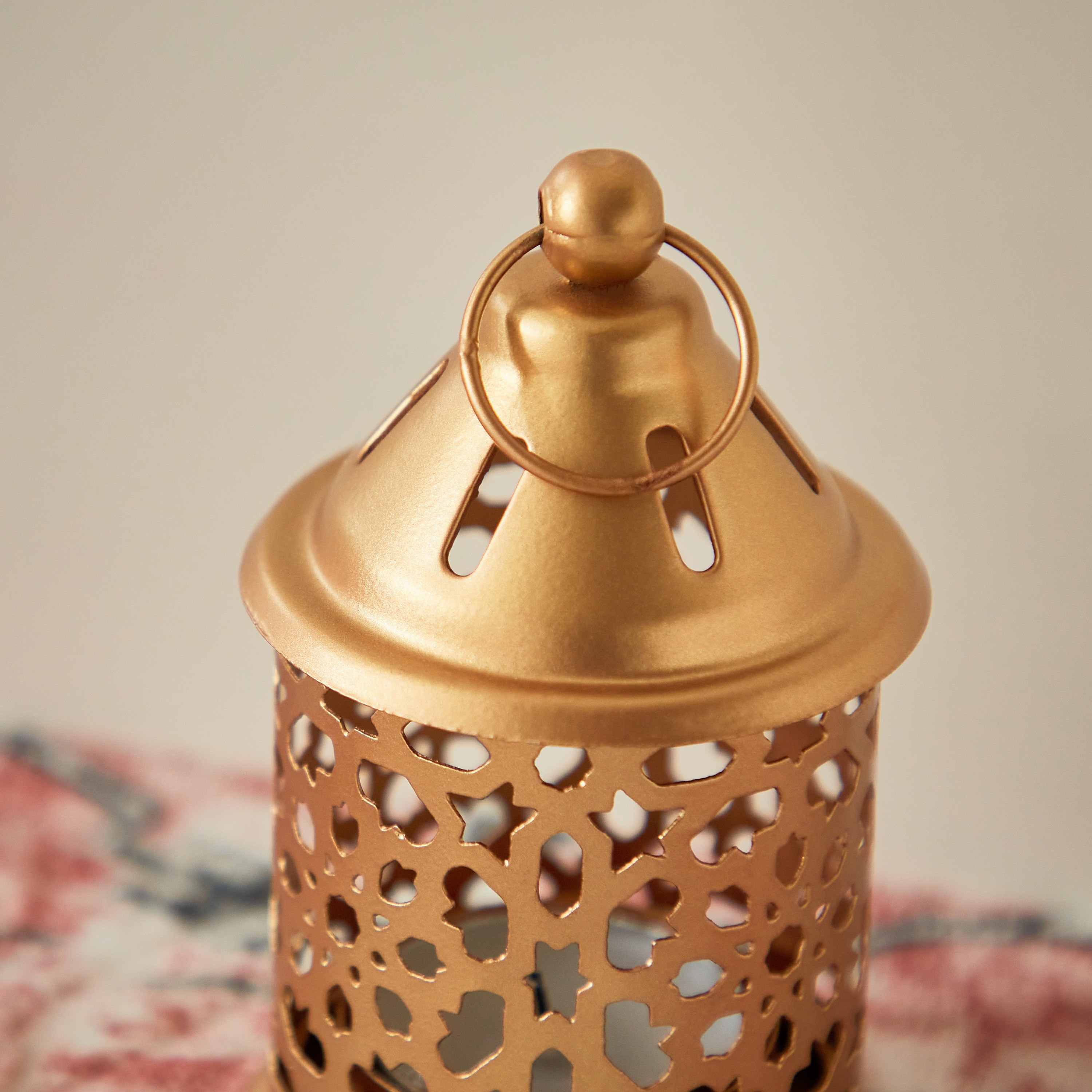 Markazi Metal Jaali Lantern - 6x6x12 cm-hbxdecorandfurnishings-homeaccessories-lanterns-image-3