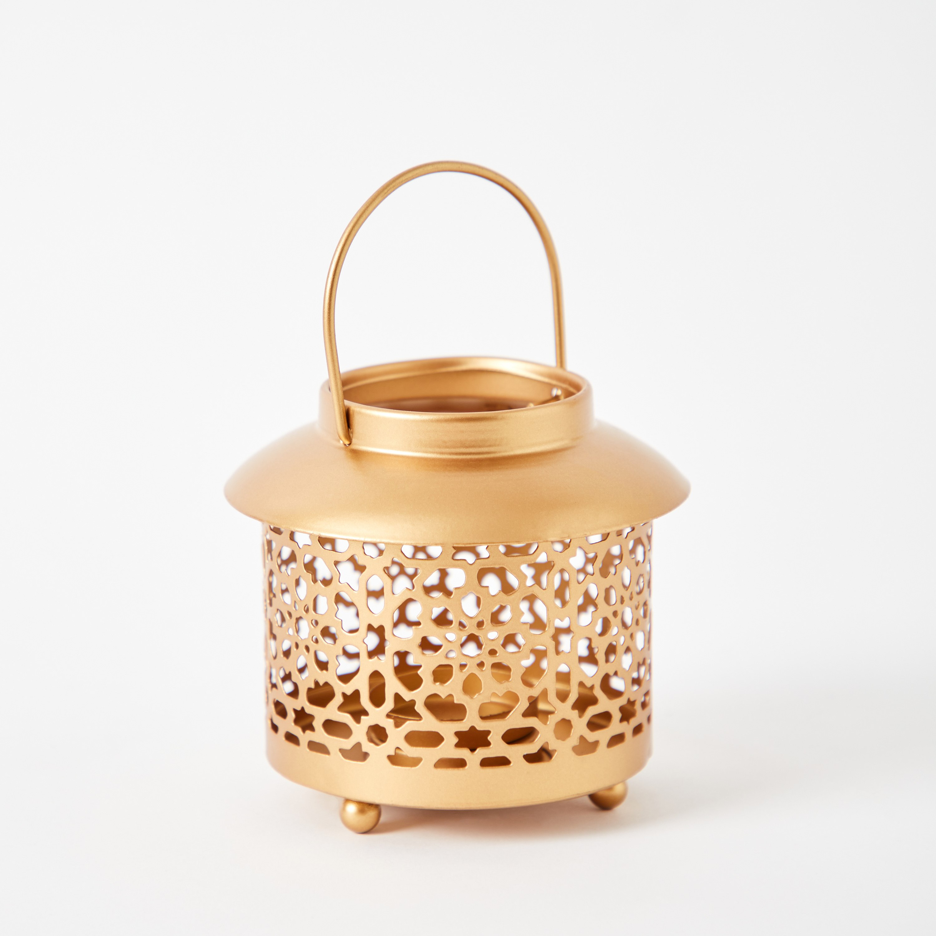 Markazi Metal Round Candle Holder - 10.5x10.5x10 cm-hbxlivingroom-decorandaccessories-candleholders-image-5