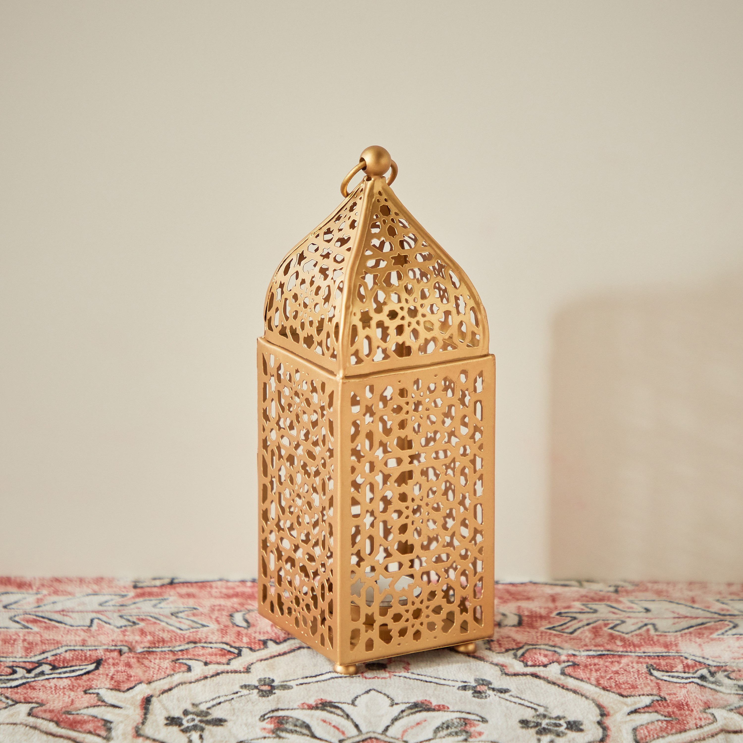 فانوس جاروخا معدن من مركزي - 9x8x17 سم-hbxdecorandfurnishings-homeaccessories-lanterns-image-2
