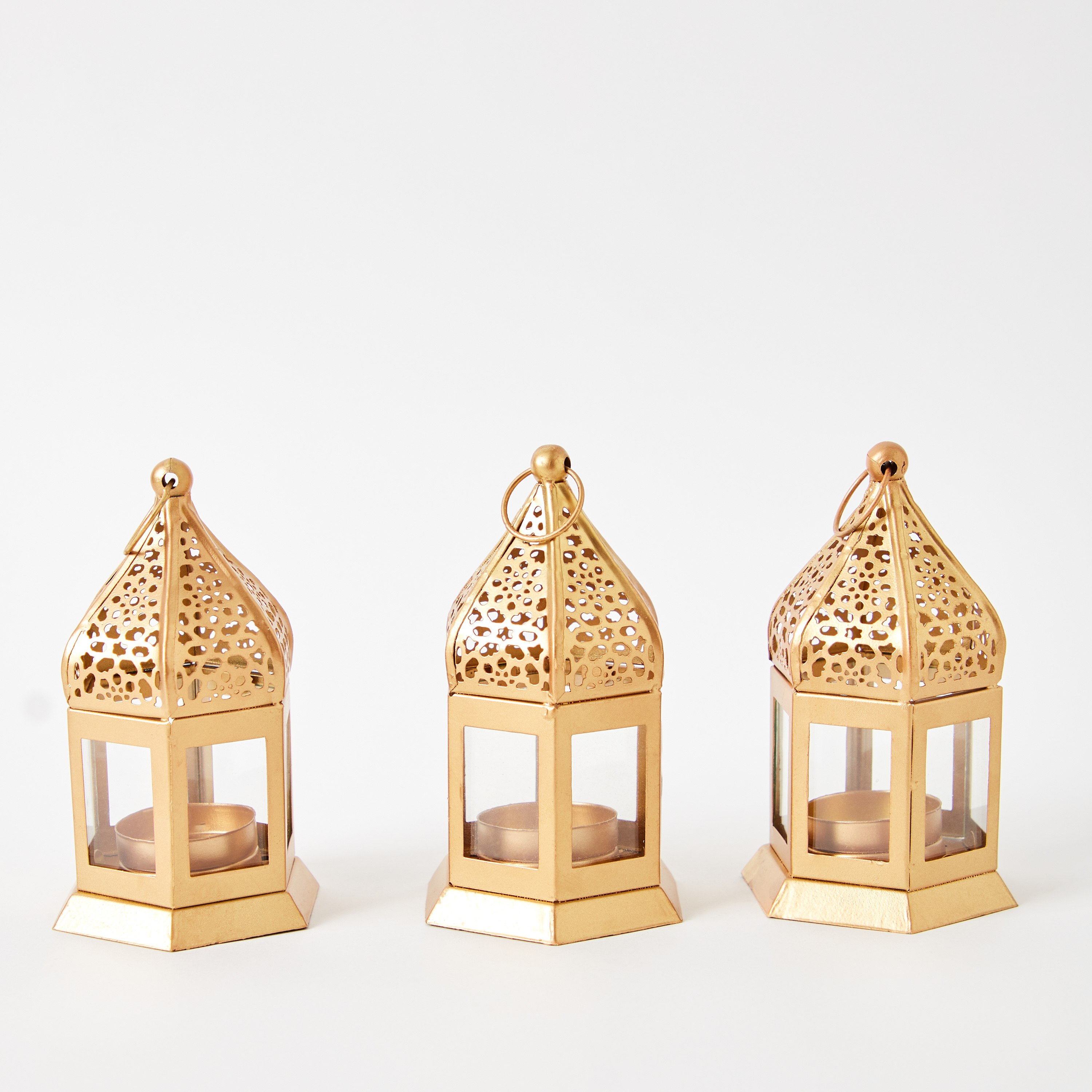 طقم فوانيس جالي معدنية 3 قطع من ماركازي - 7x8x13 سم-PROMO_HB_AE_B1G1_250925-image-5