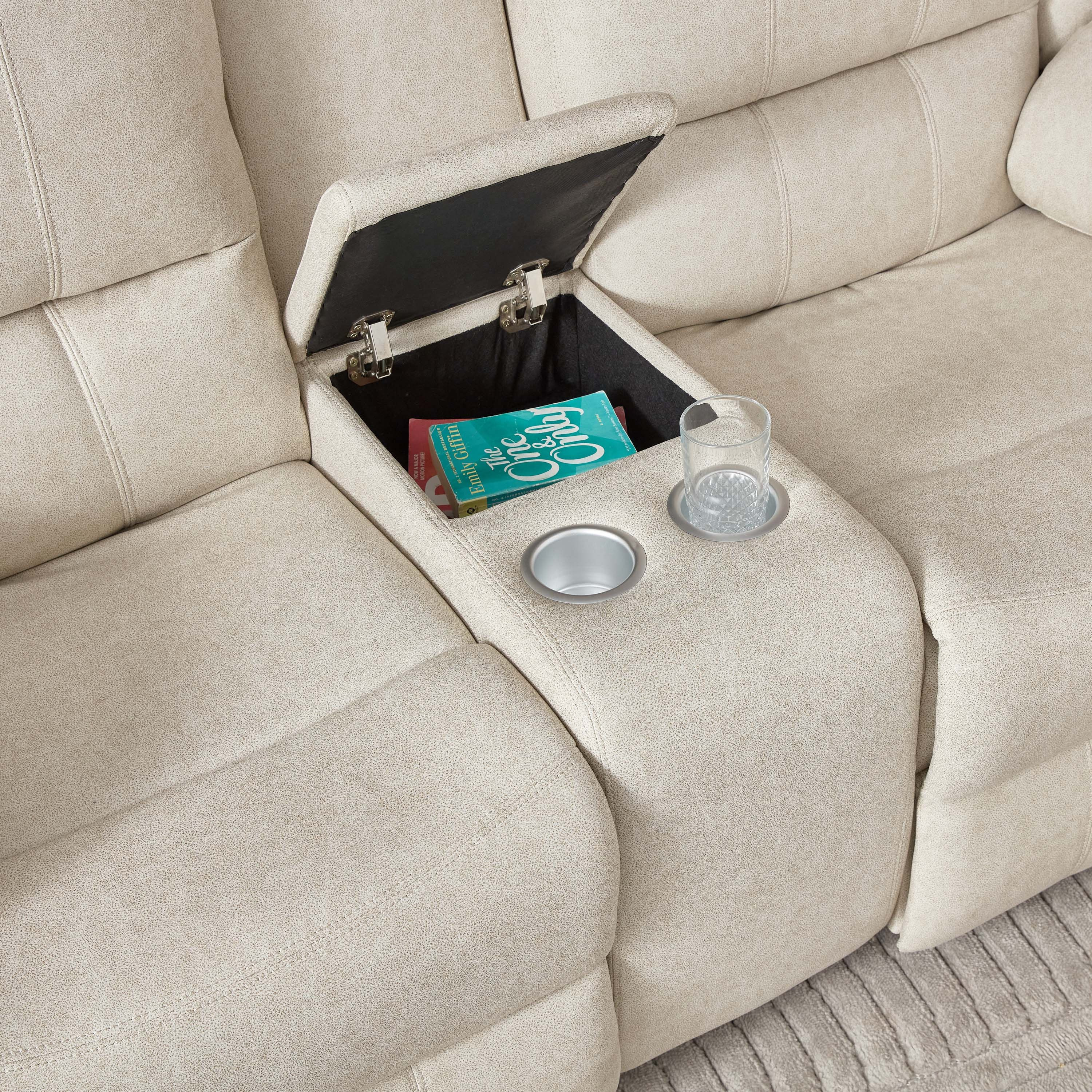 Larson 2-Seater Leather-Look Fabric Recliner Sofa with Console-hbxlivingroom-sofasandarmchairs-sofas-image-11