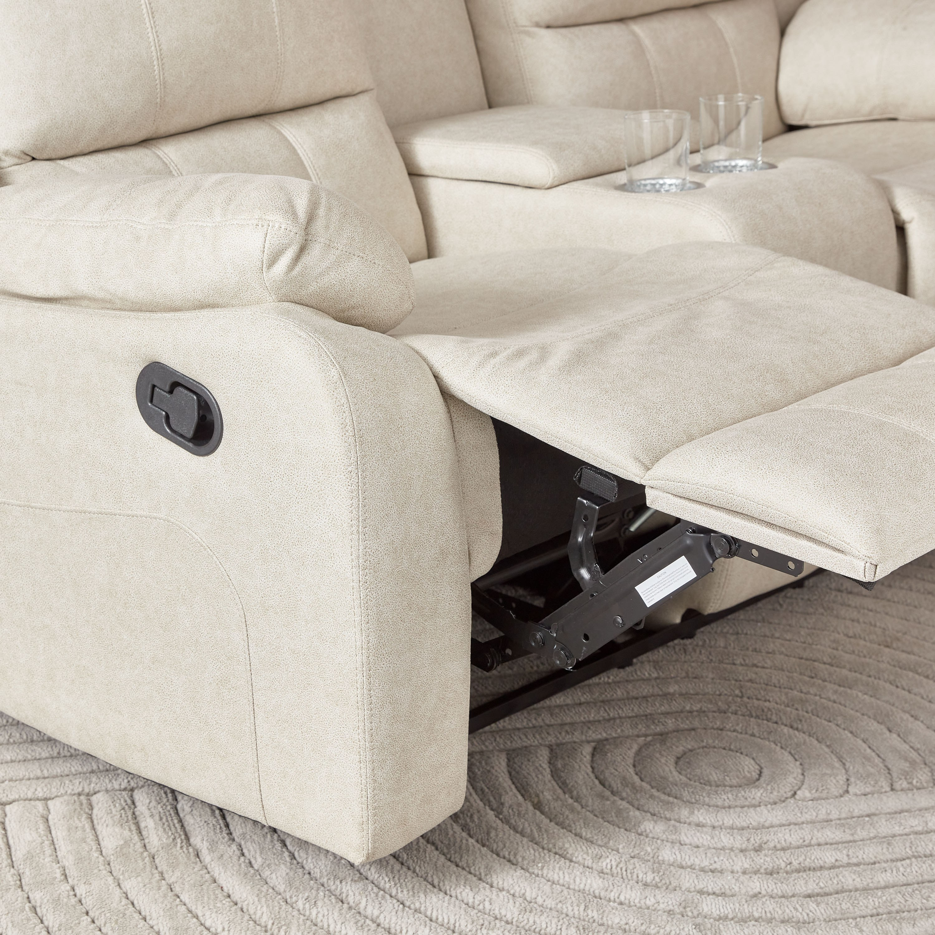 Larson 2-Seater Leather-Look Fabric Recliner Sofa with Console-hbxlivingroom-sofasandarmchairs-sofas-image-7