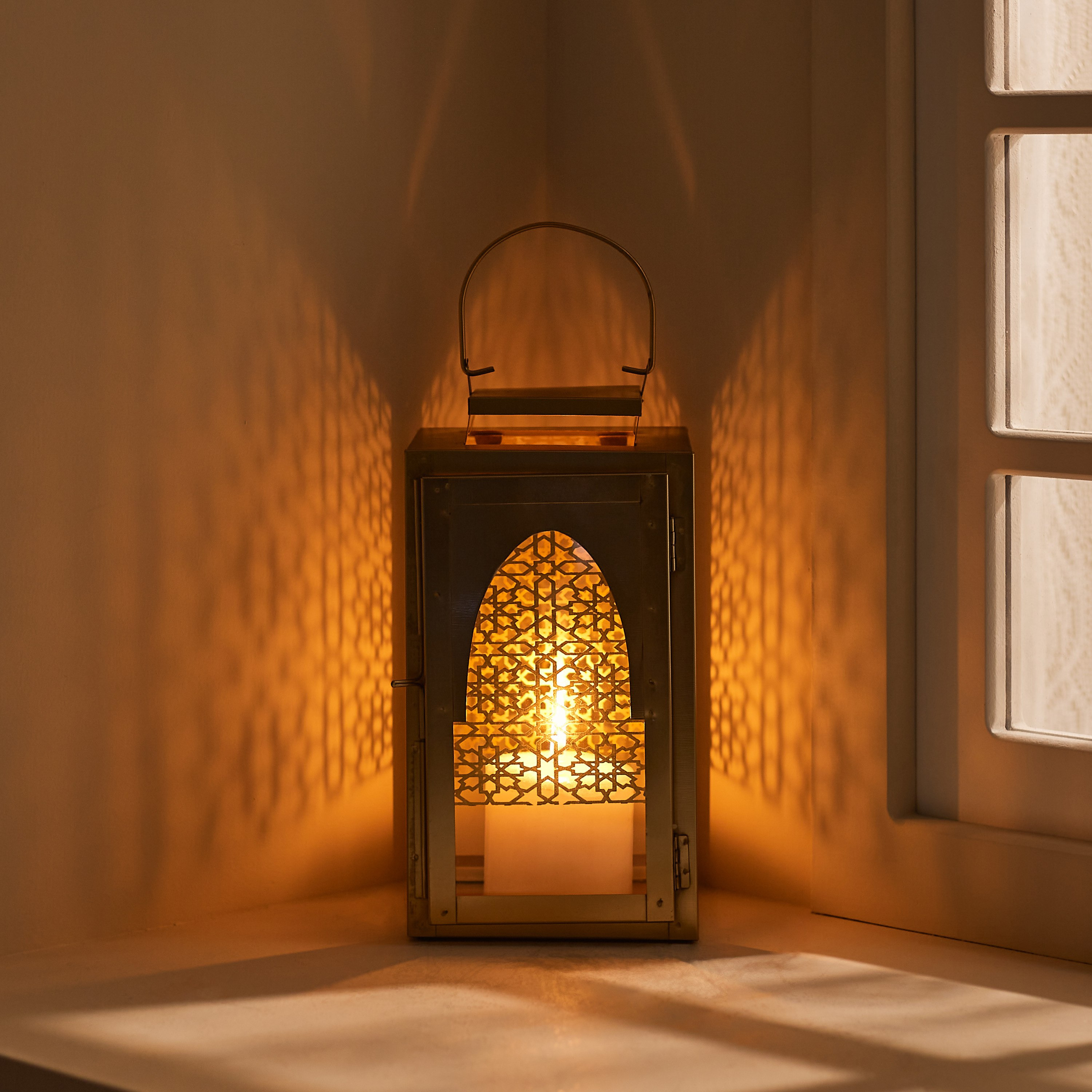 فانوس من إيفي ماركازي - 13x13x26 سم-hbxdecorandfurnishings-homeaccessories-lanterns-image-2