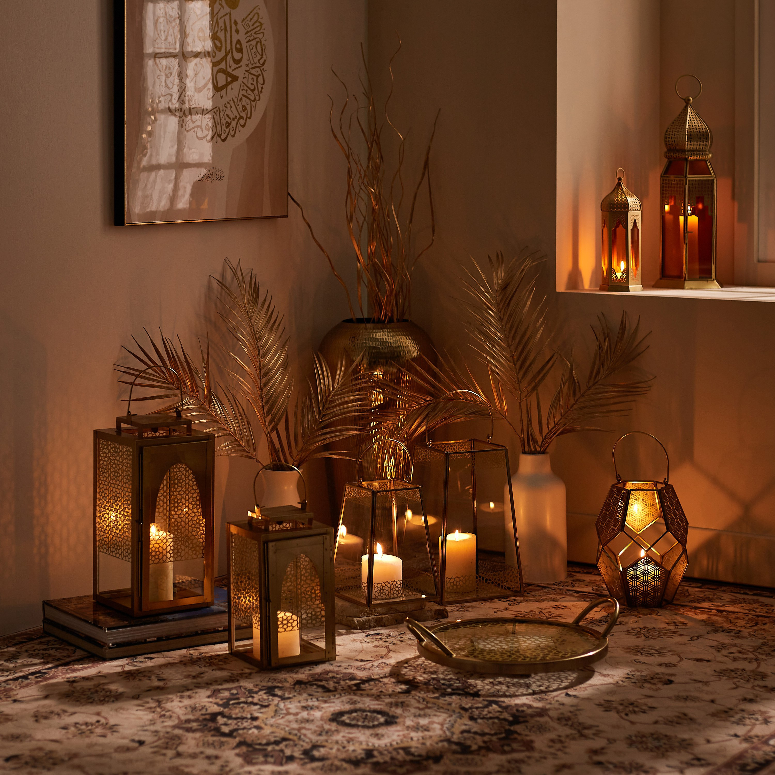 فانوس من إيفي ماركازي - 18x18x30.5 سم-hbxdecorandfurnishings-homeaccessories-lanterns-image-5