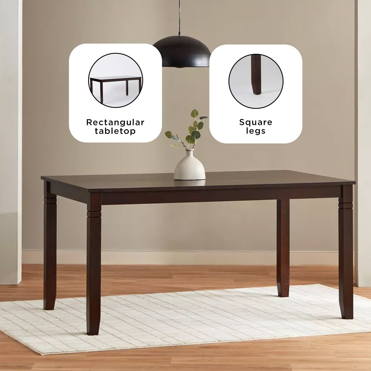 طقم سفرة 6 مقاعد مع مقعد بنش من إليوت-hbxfurniture-diningtablesandsets-diningsets-sixseater-image-5