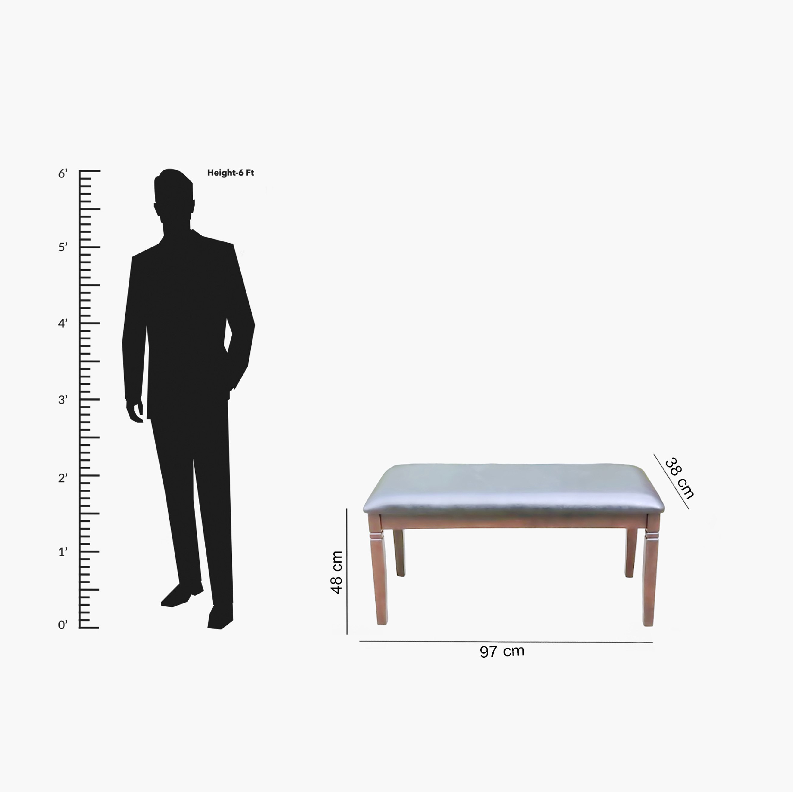 طقم سفرة 6 مقاعد مع مقعد بنش من إليوت-hbxfurniture-diningtablesandsets-diningsets-sixseater-image-23