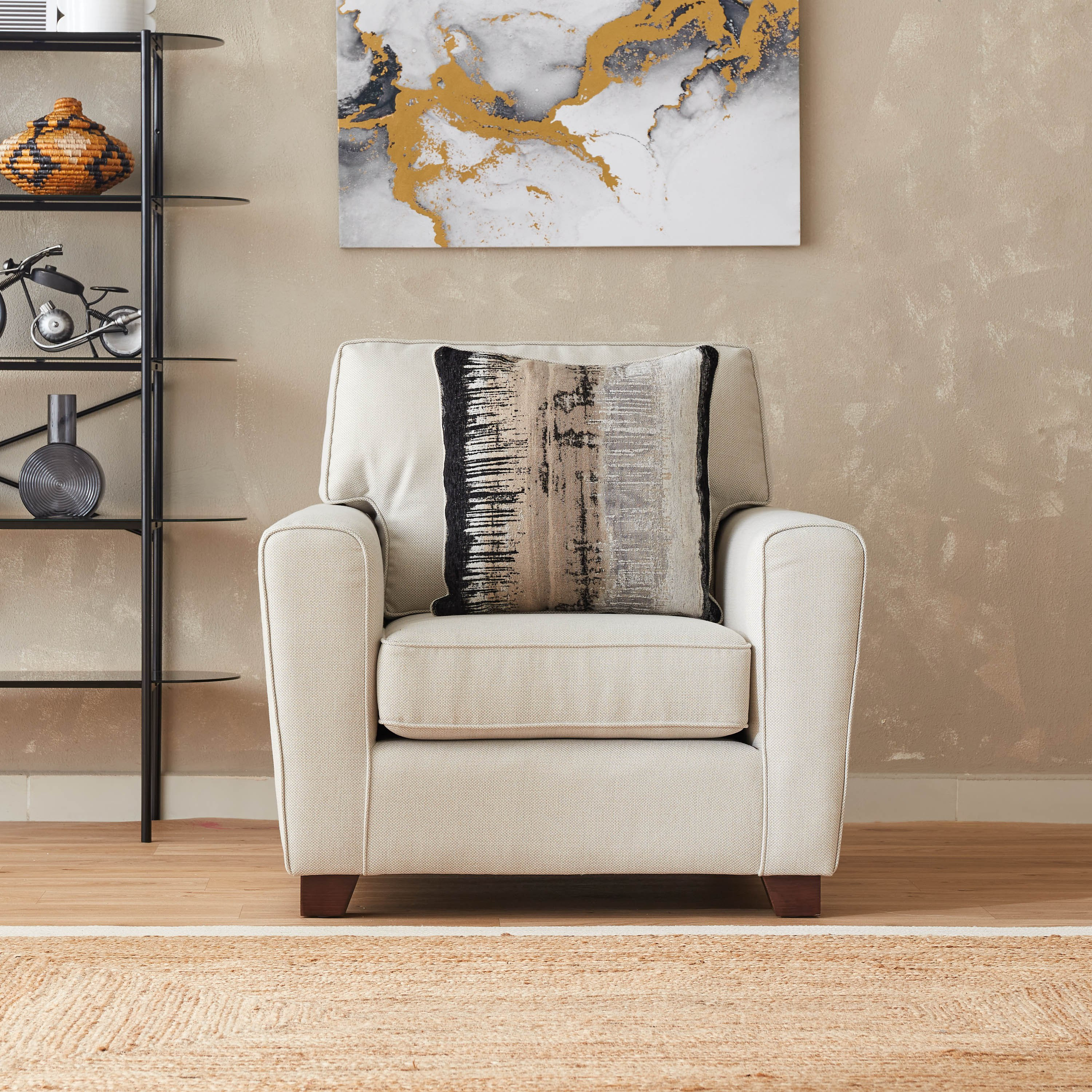 كنبة قماش مقعد واحد مع وسادة من فيجاس-hbxlivingroom-sofasandarmchairs-sofas-image-1