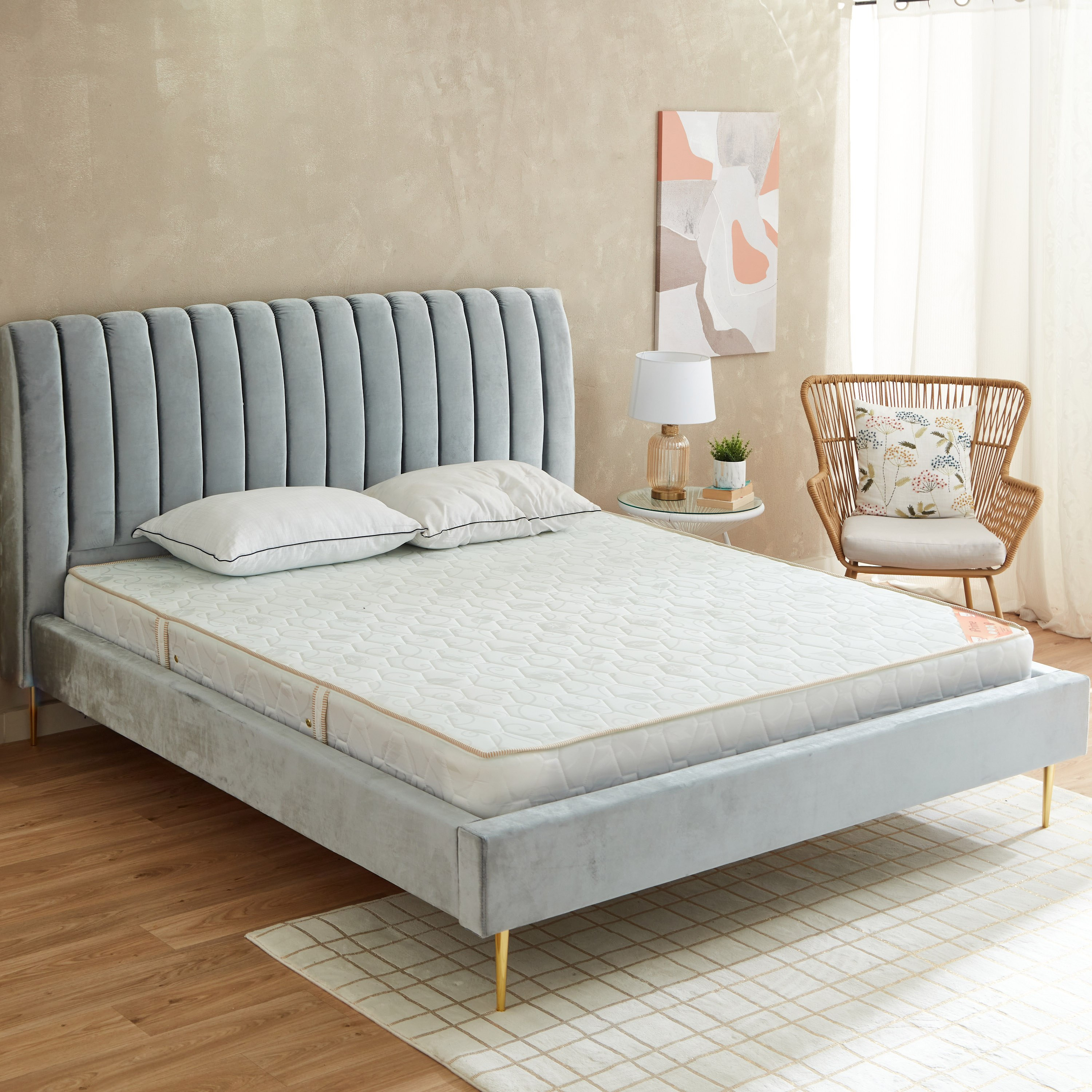 مرتبة كينج بإسفنج ونوابض حلزونية من سليب إيز آي برايم - 180x200x22 سم-hbxfurniture-mattresses-king-image-7
