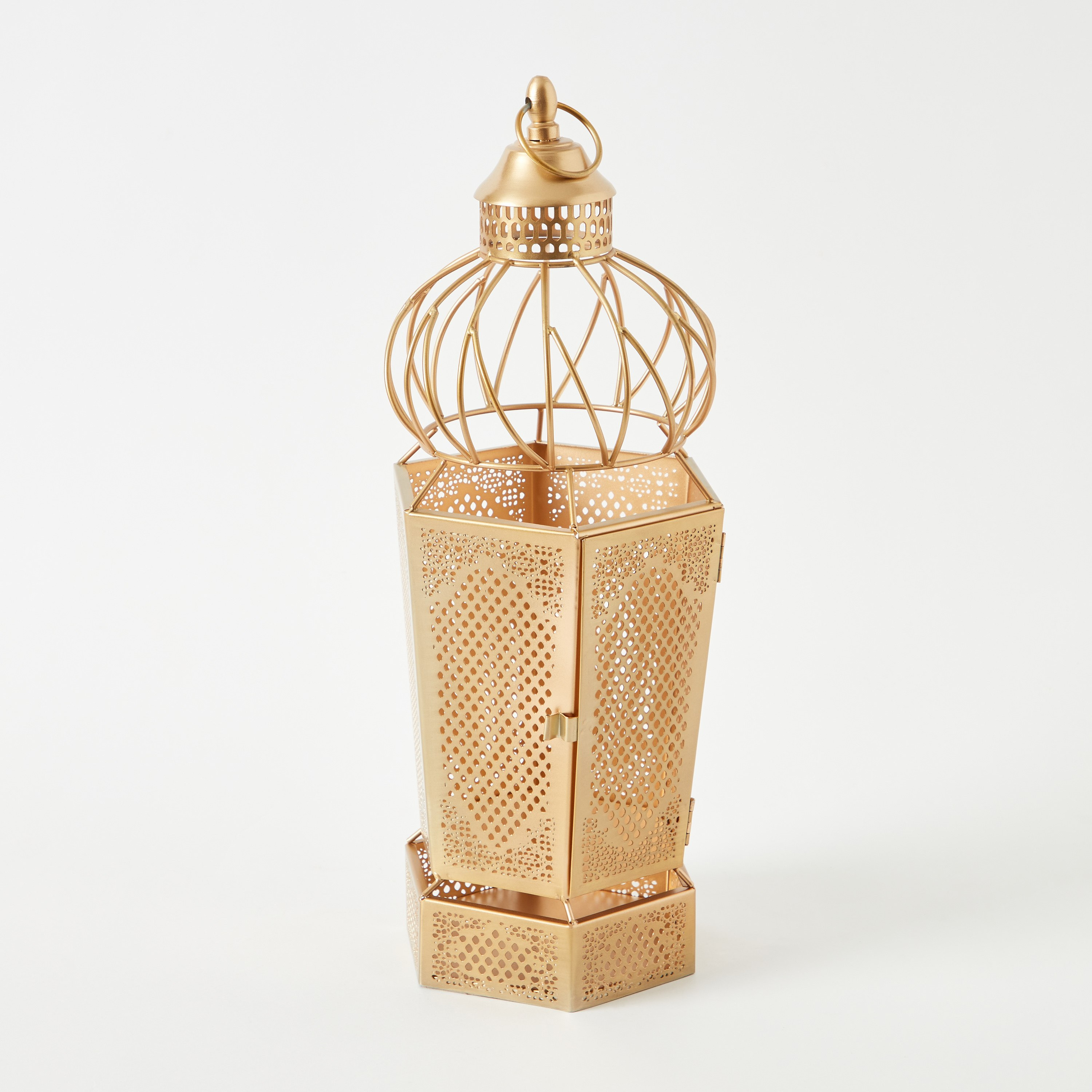 فانوس معدن من أروى - 16x16x43 سم-hbxdecorandfurnishings-homeaccessories-lanterns-image-7