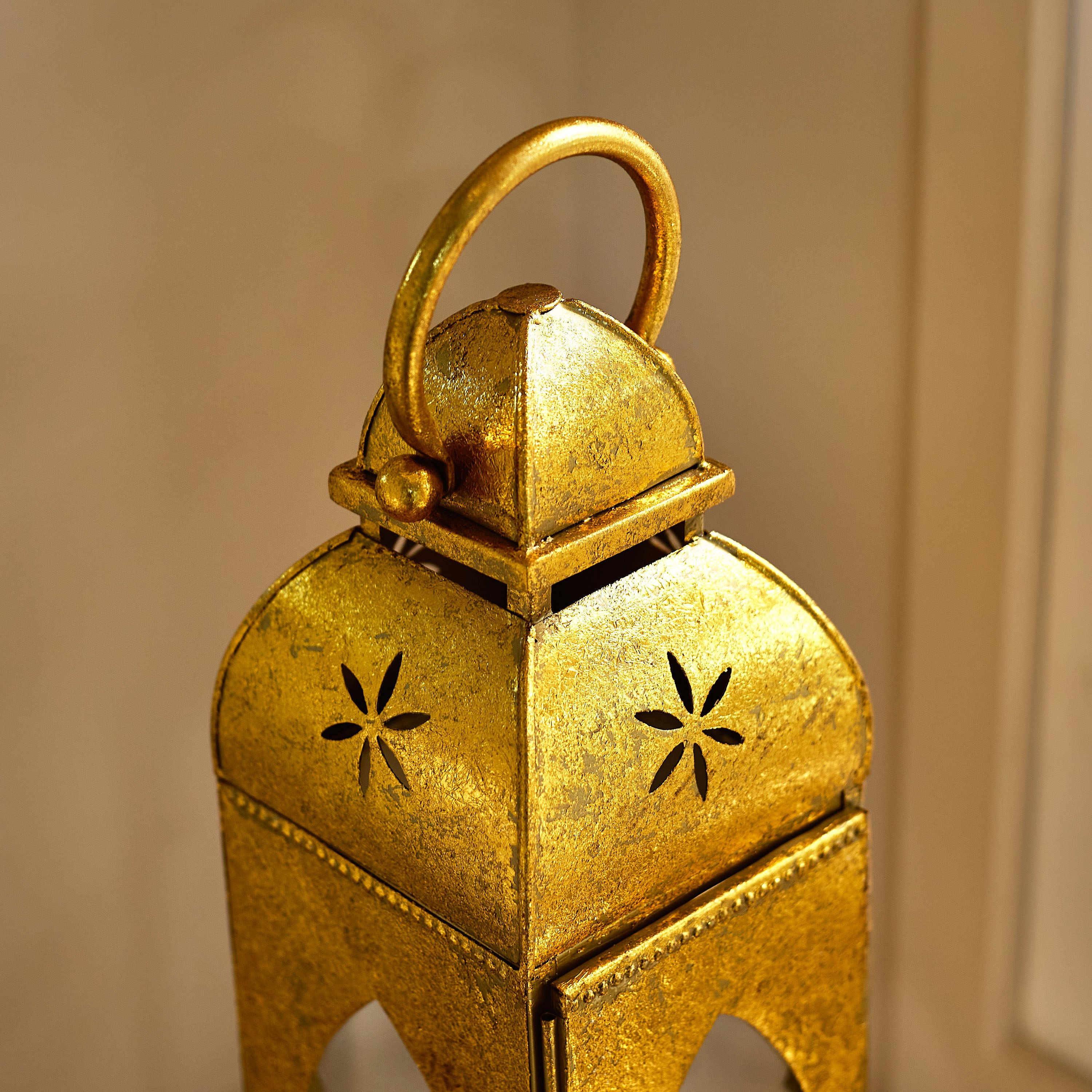 فانوس معدن من أروى - 14x13x47.5 سم-hbxdecorandfurnishings-homeaccessories-lanterns-image-5