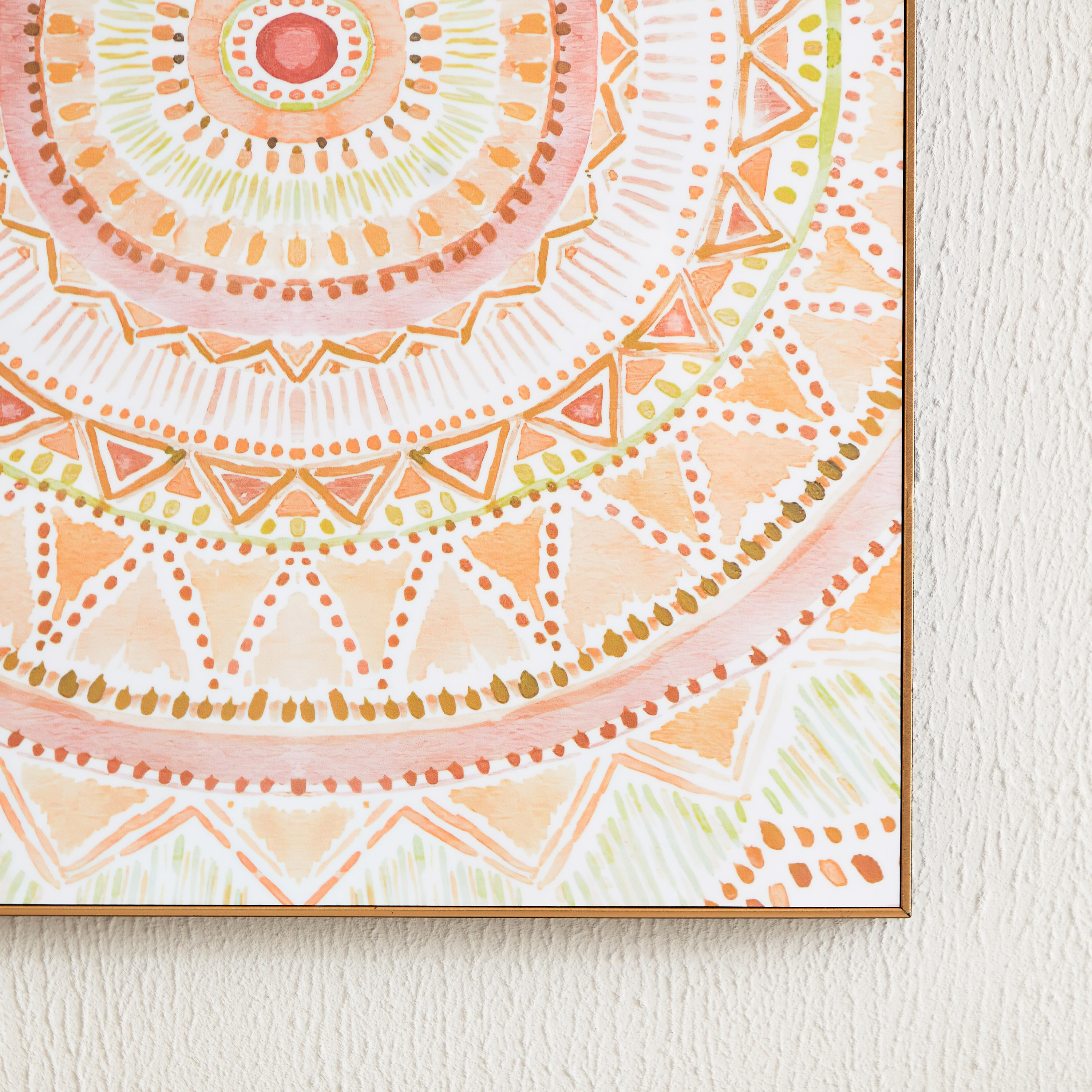 Zainab Mandala Print Framed Glossy Wall Art - 50x70x2.5 cm-hbxhomeware-hbxdecorandfurnishings-image-3