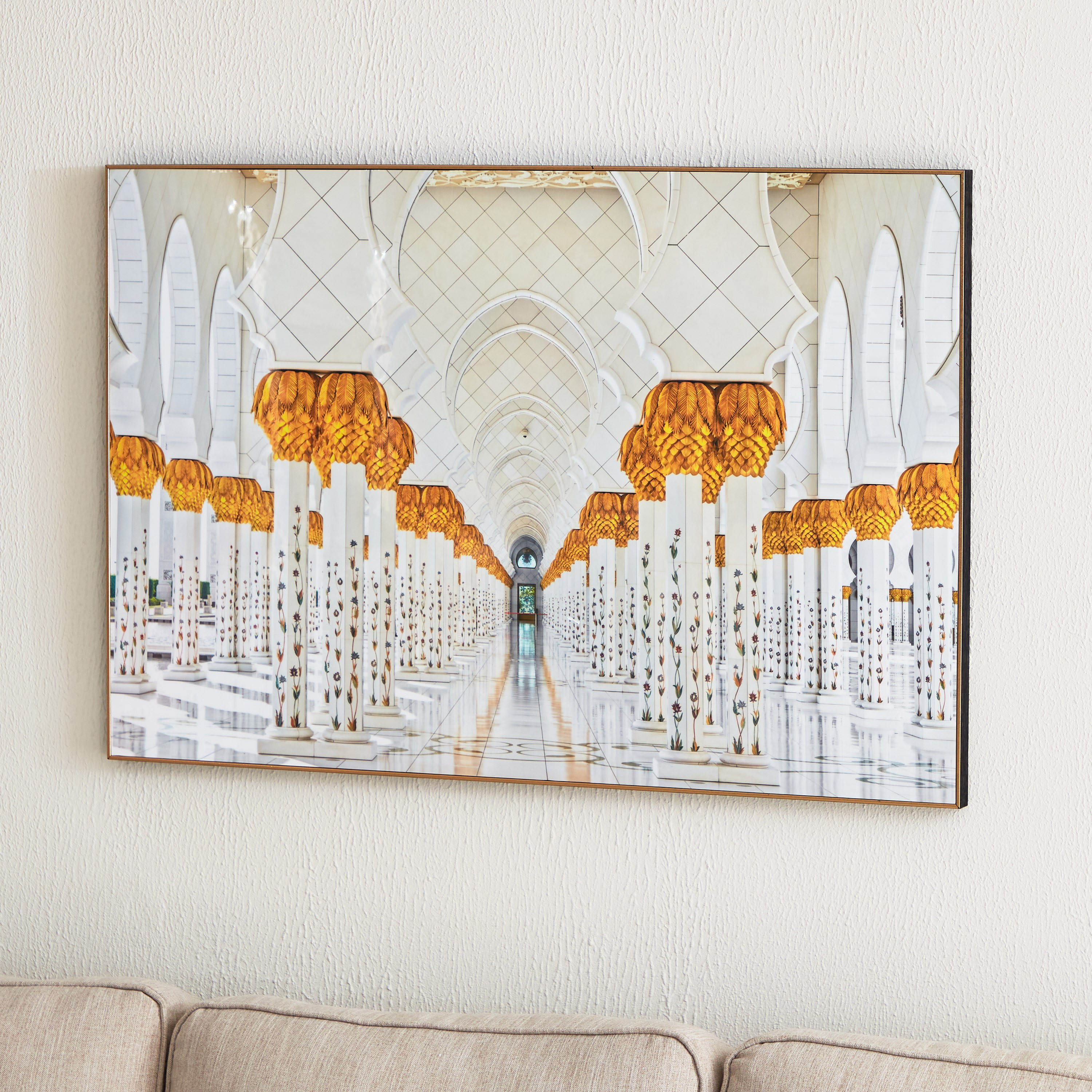 Zainab Corridor Print Glossy Framed Wall Art - 60x90x2.5 cm-PROMO_HB_AE_B1G1_250925-image-2