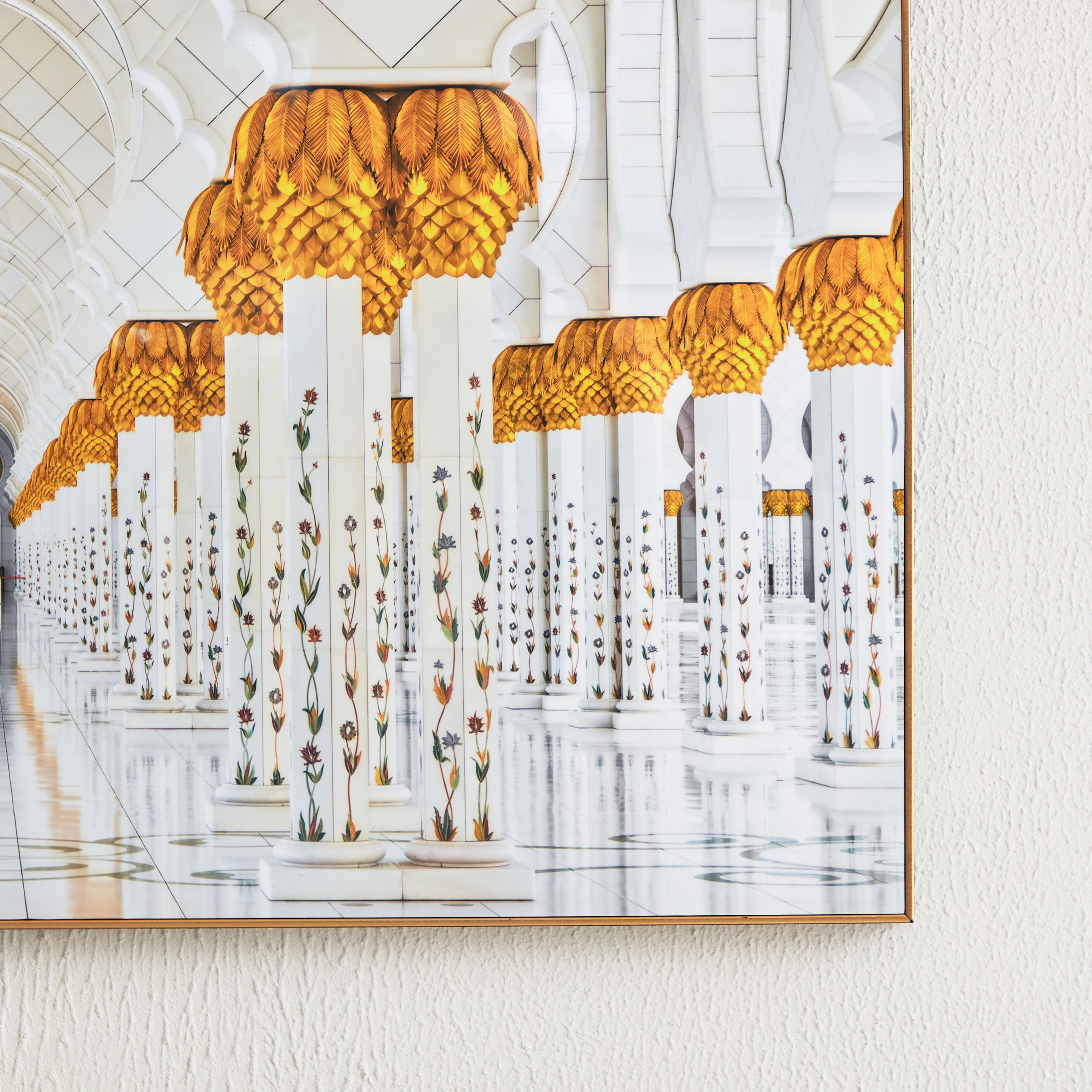 Zainab Corridor Print Glossy Framed Wall Art - 60x90x2.5 cm-PROMO_HB_AE_B1G1_250925-image-3