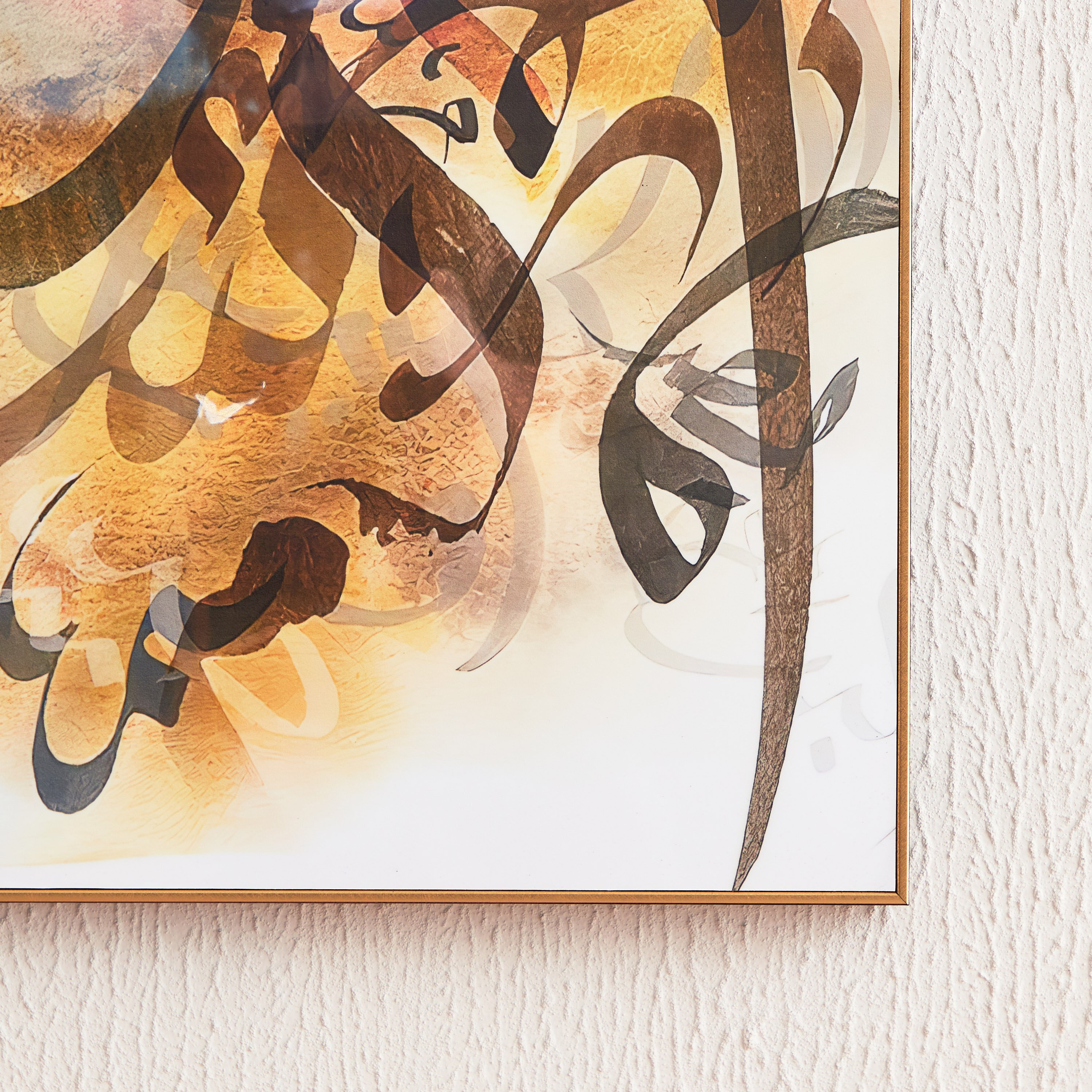 Zainab Calligraphy Abstract Framed Picture in Glossy Surface - 60x60x2.5 cm-PROMO_HB_AE_B1G1_250925-image-3