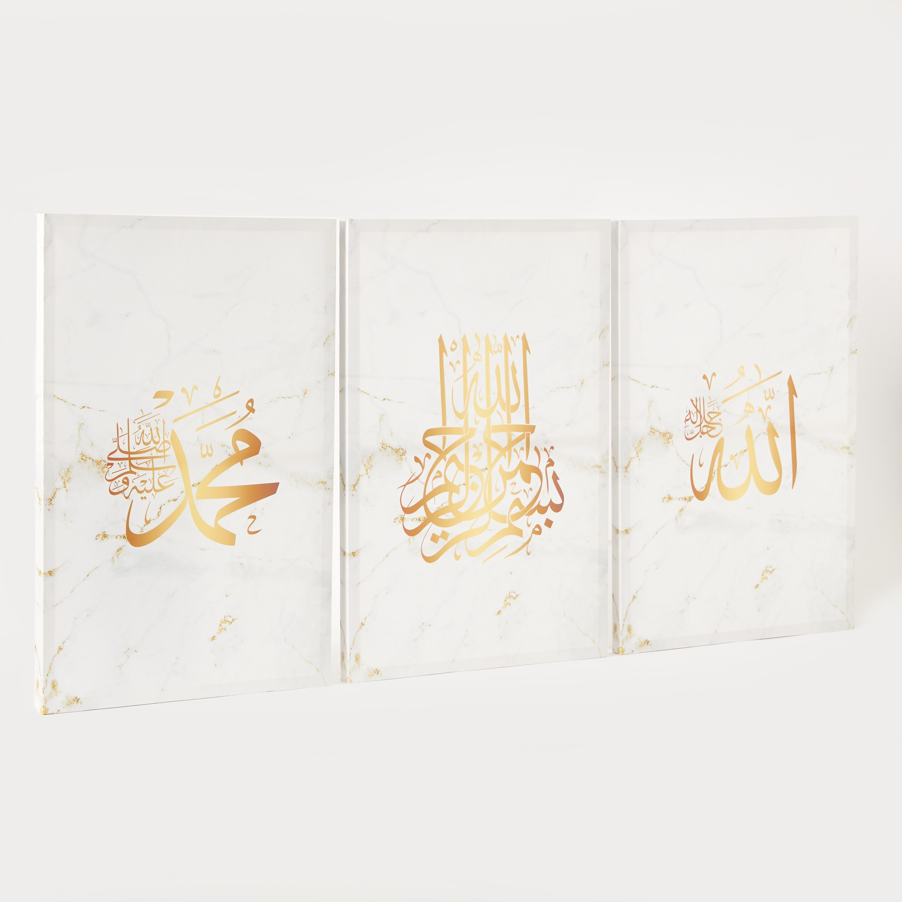 طقم زينة حائط 3 قطع بسطح لامع من زينب - 40x60x2.5 سم-hbxhomeware-hbxdecorandfurnishings-image-5