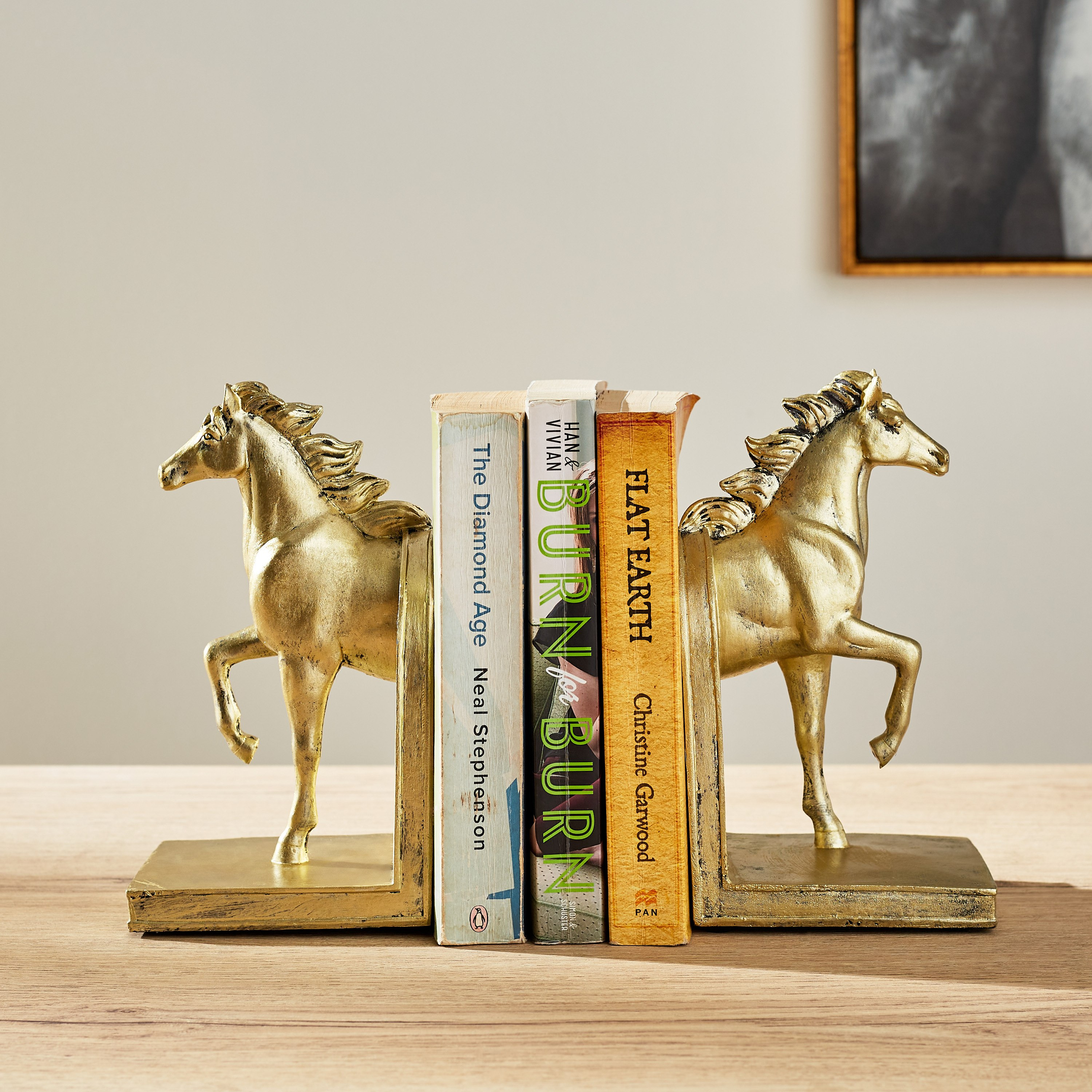 Esco Horse Bookend - 24x10x21 cm-hbxhomeware-homedecor-figurinesandornaments-image-1
