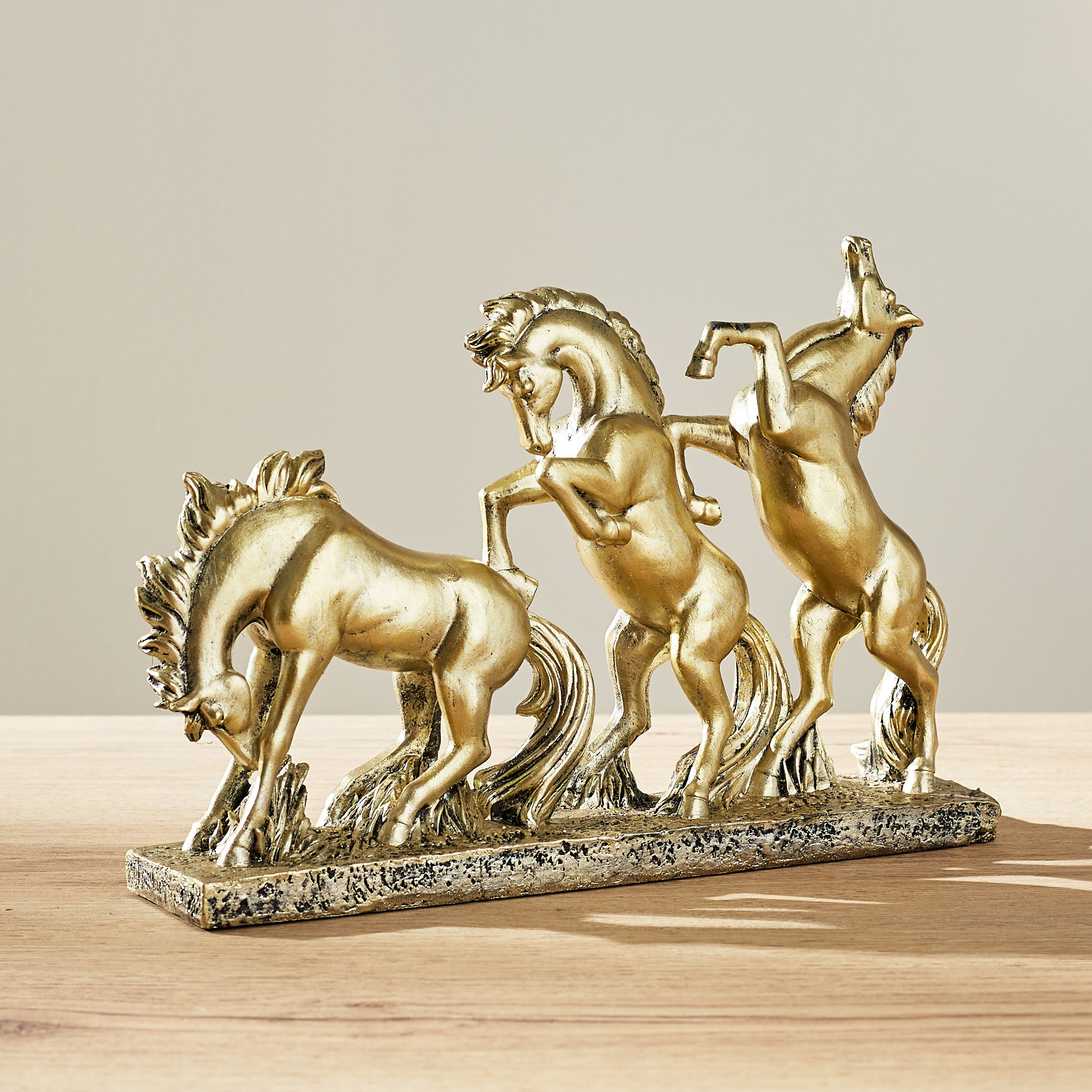 Esco Horse Decorative Sculpture - 28x6.3x19.5 cm-hbxhomeware-homedecor-figurinesandornaments-image-2