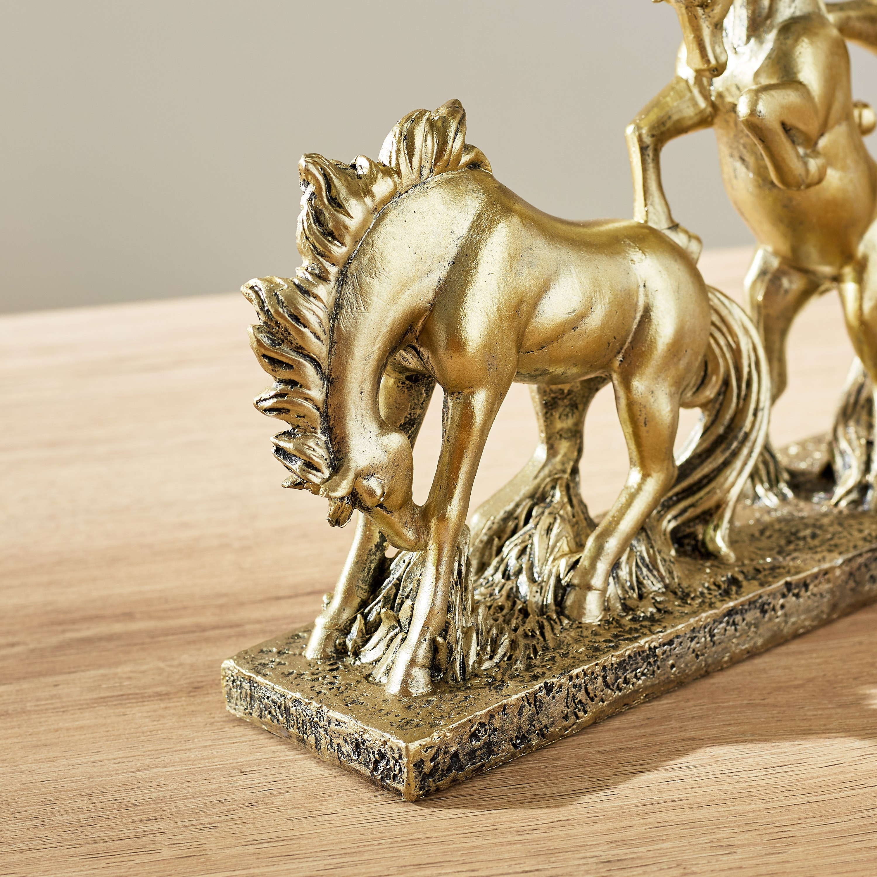Esco Horse Decorative Sculpture - 28x6.3x19.5 cm-hbxhomeware-homedecor-figurinesandornaments-image-3
